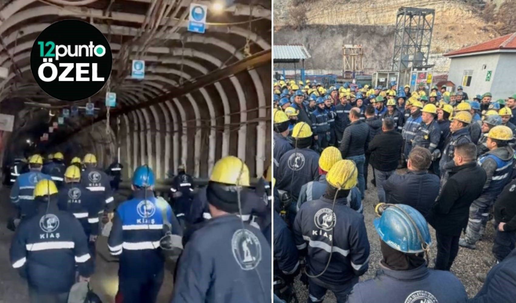 Çayırhan'da 500 madenci eylemde: 'Bu iş açlık grevine gidecek'