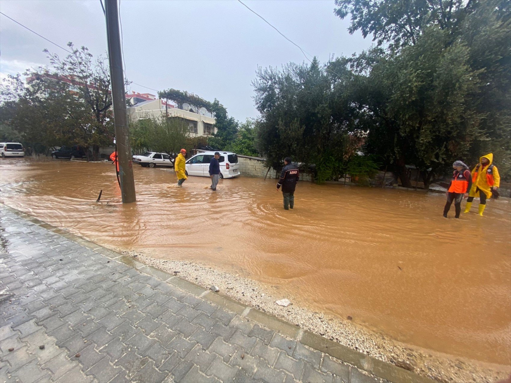 Alanya'da fırtına ağaçları devirdi, Manavgat'ta oteli su bastı: Vatandaşlar tahliye edildi