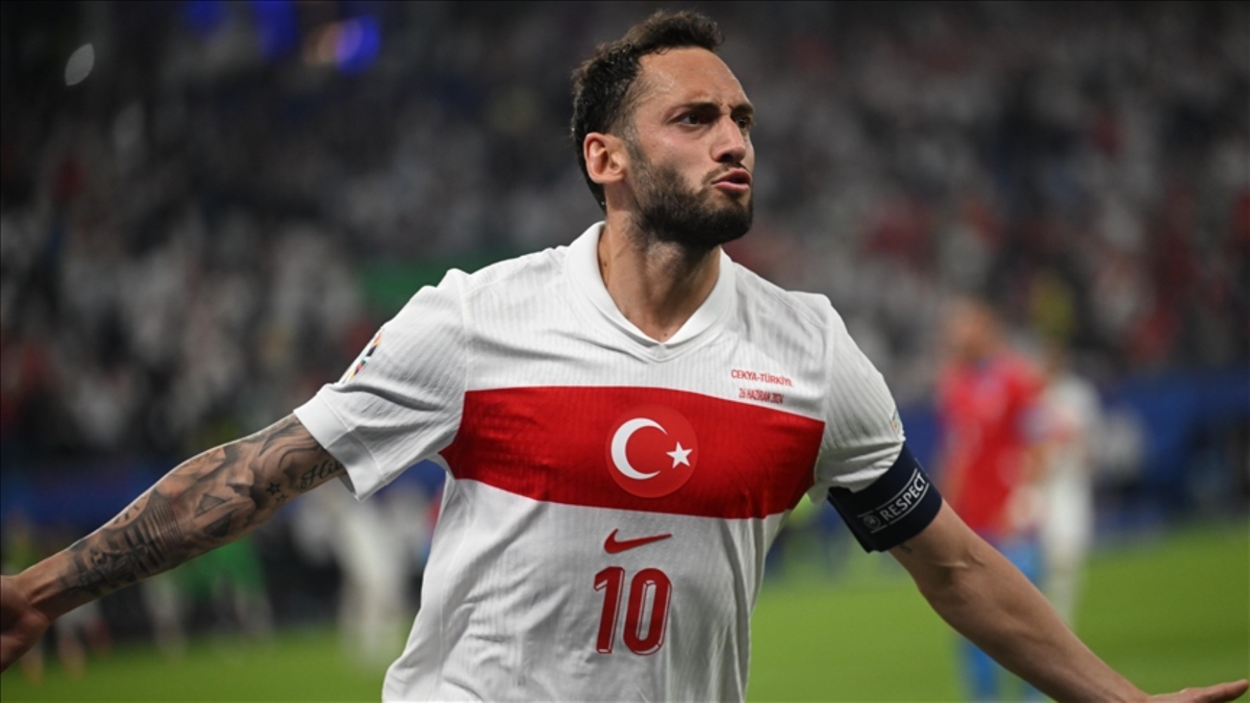 Inter'de Hakan Çalhanoğlu sevinci