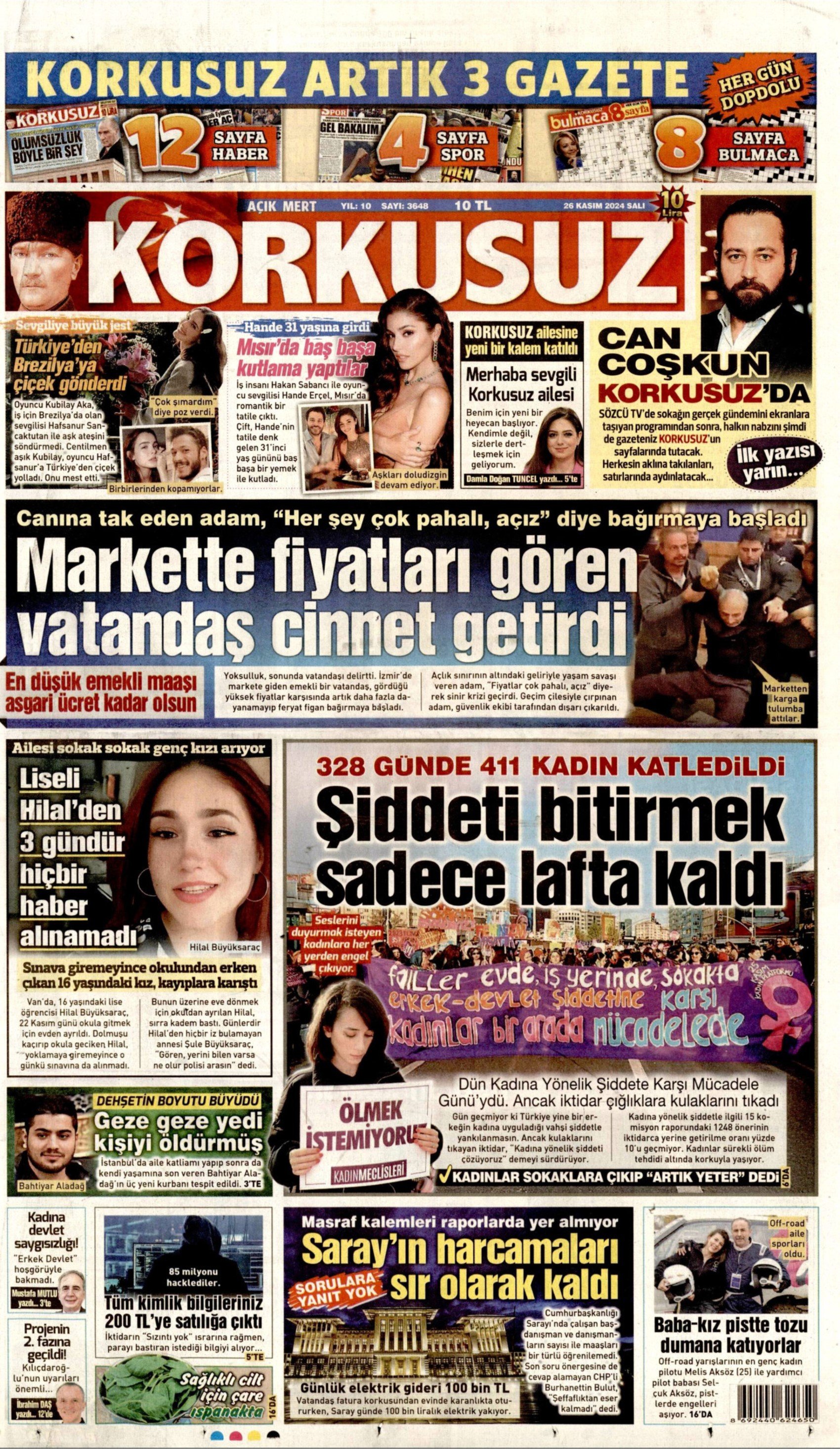 Gazeteler İBB ve MEB arasında kreş kavgasını nasıl gördü? (26 Kasım 2024 gazete manşetleri)