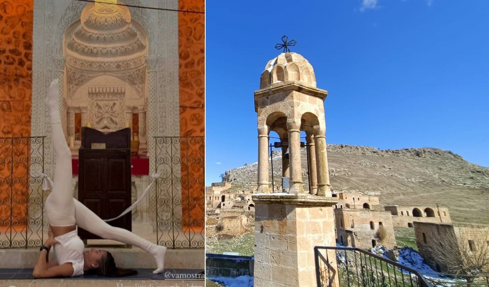 Mardin’de Mor Yuhannon Süryani Kilisesi'nde yoga krizi: Yoga eğitmeni özür diledi