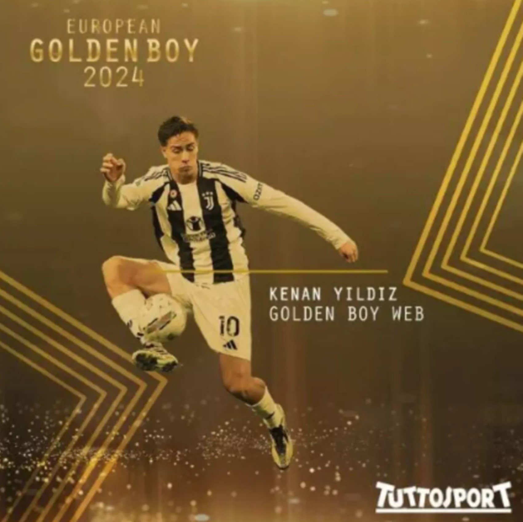 Kenan Yıldız, Juventus'ta yükselmeye devam ediyor: Golden Boy Web Ödülü sahibi!