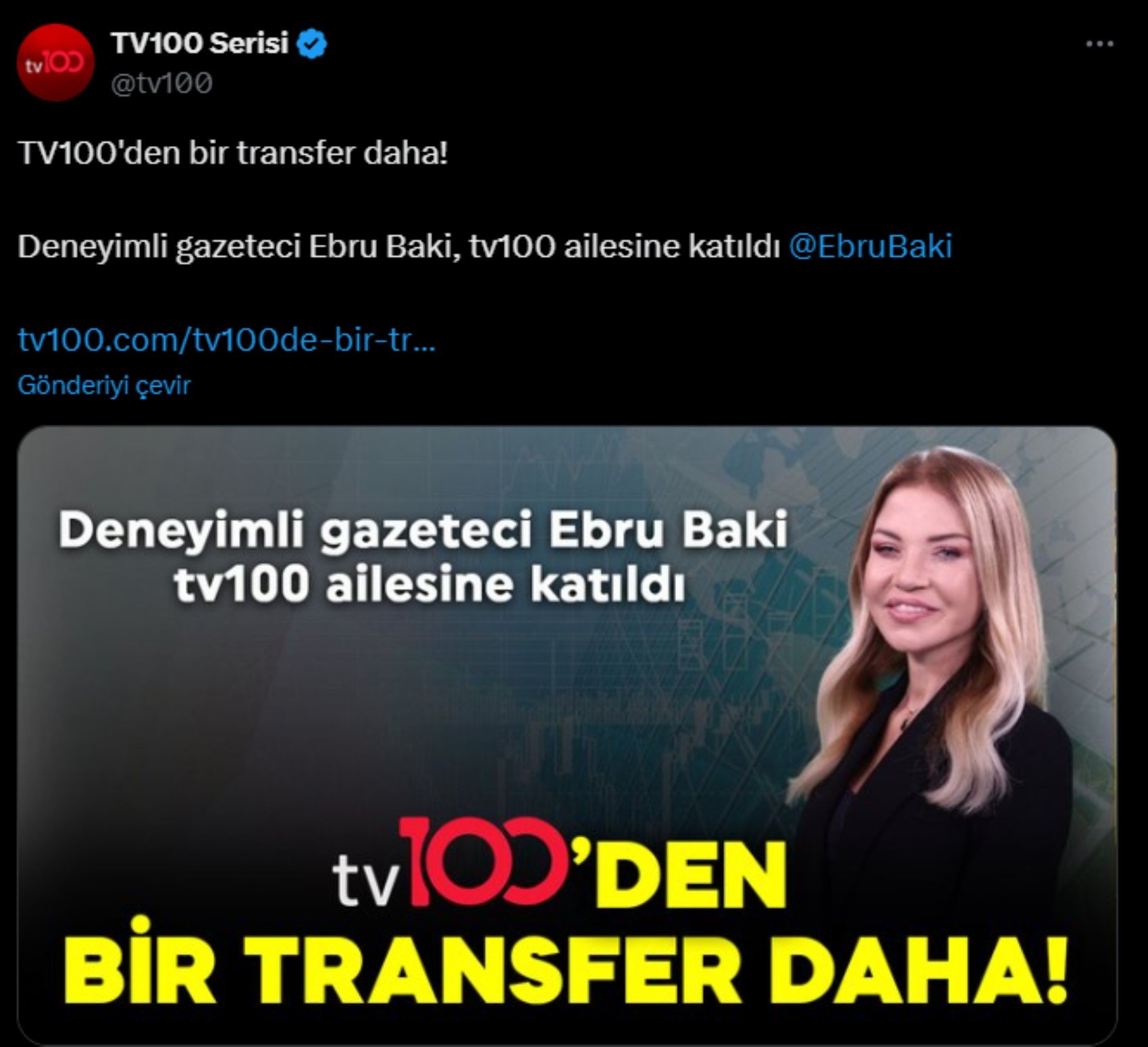 Sözcü TV'den ayrılan Ebru Baki'nin yeni adresi belli oldu! Ebru Baki hangi kanala transfer oldu?