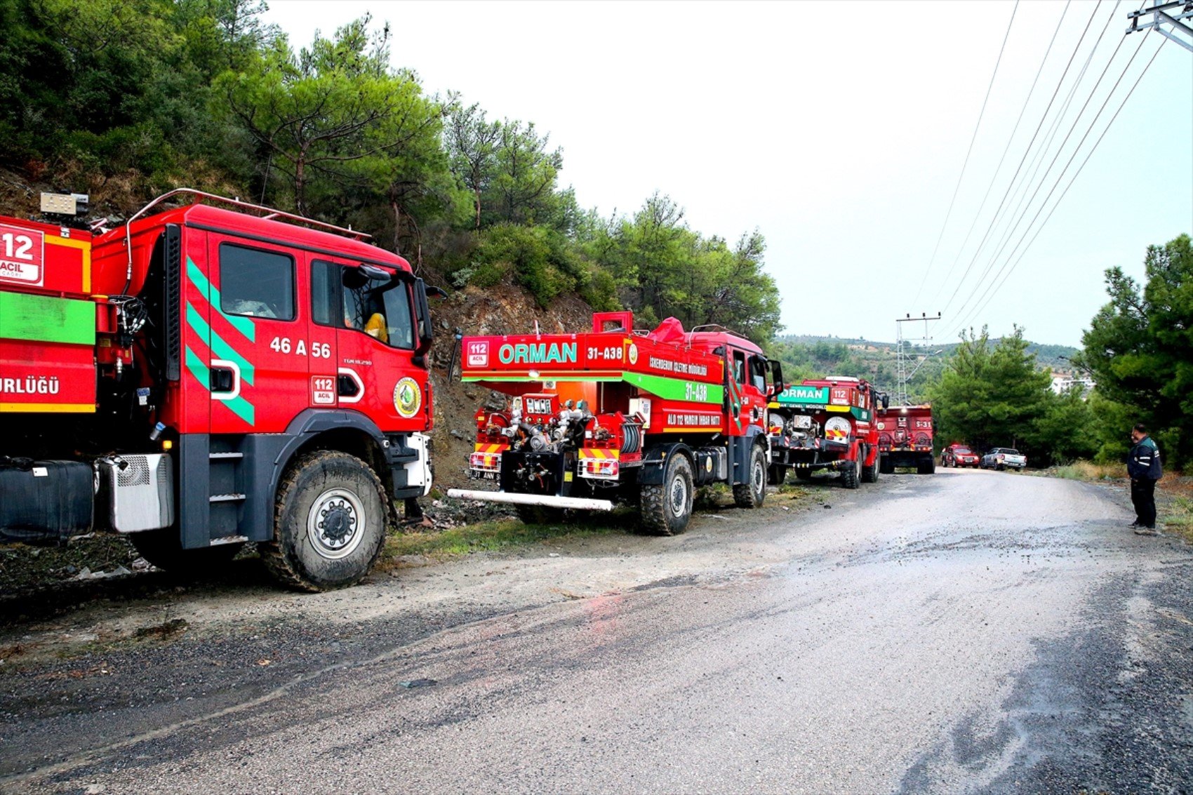 Hatay'da çıkan orman yangını söndürüldü