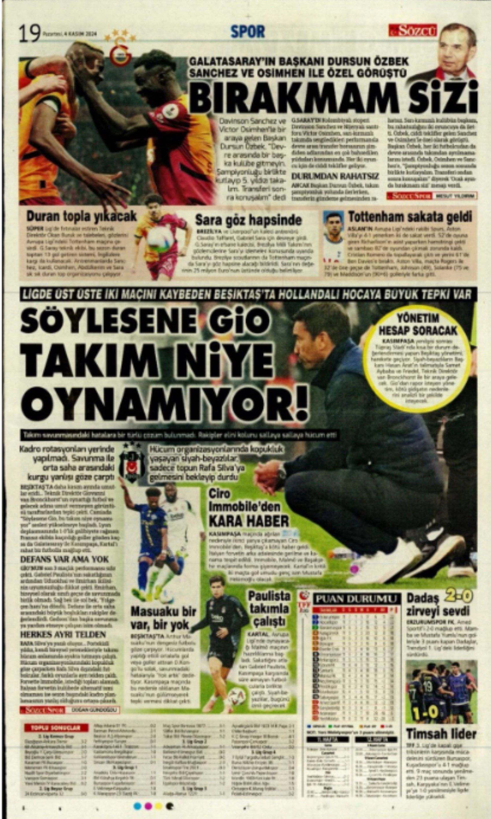 Fenerbahçe-Trabzonspor maç sonucu manşetlerde! Hangi gazete nasıl gördü? İşte günün spor manşetleri...