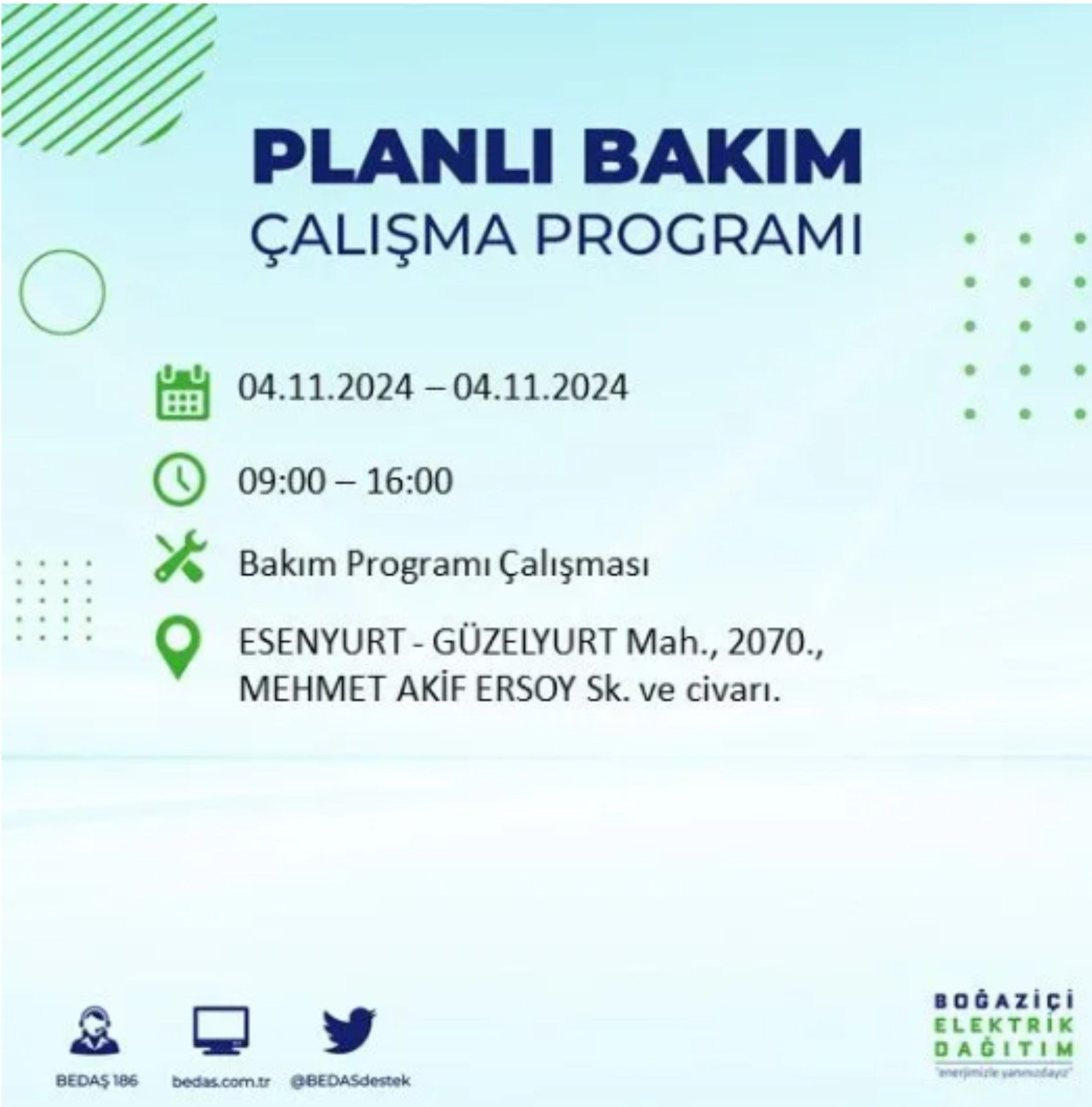 İstanbul'da elektrik kesintisi: 4 Kasım'da hangi mahalleler etkilenecek?