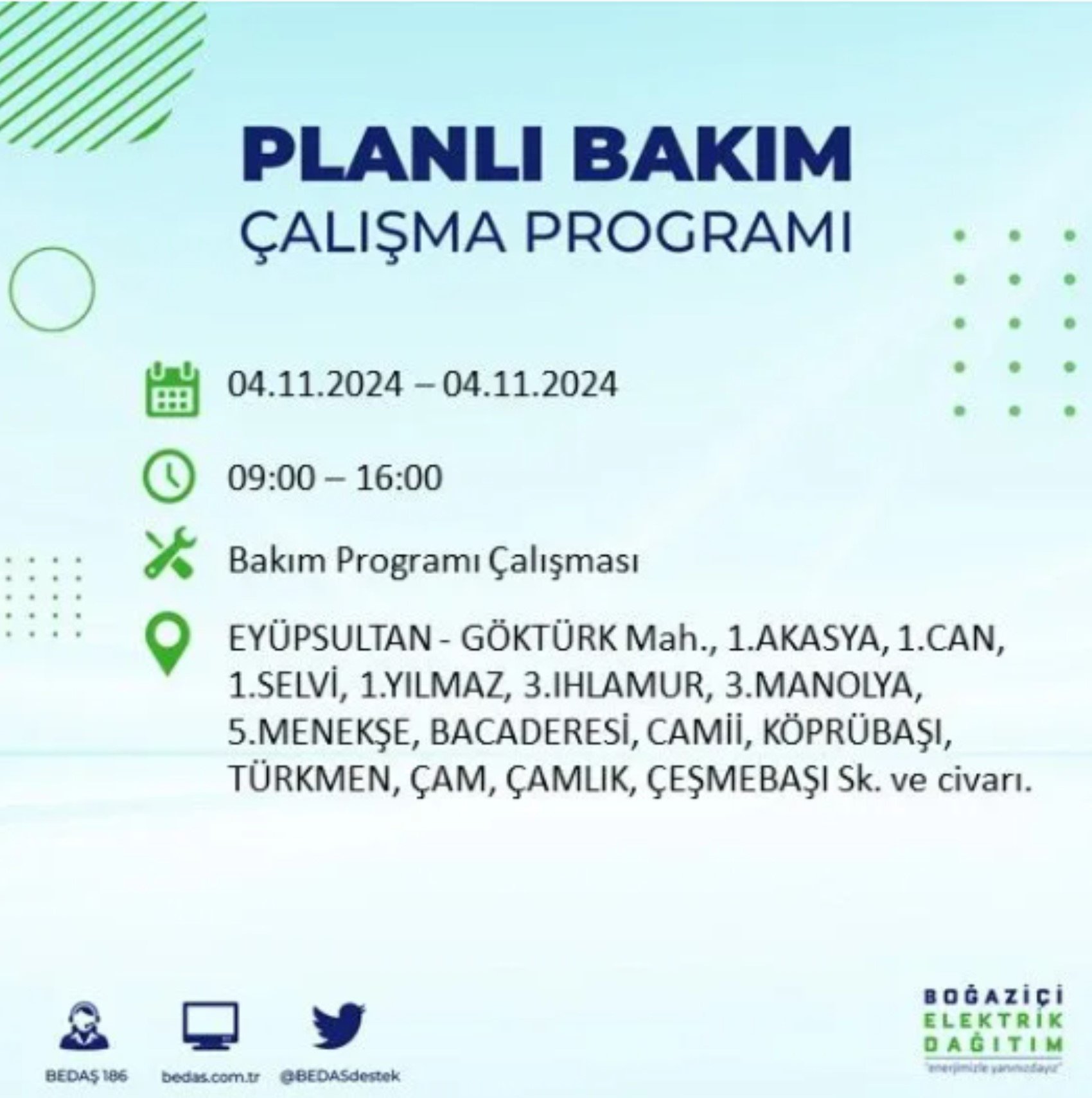 İstanbul'da elektrik kesintisi: 4 Kasım'da hangi mahalleler etkilenecek?