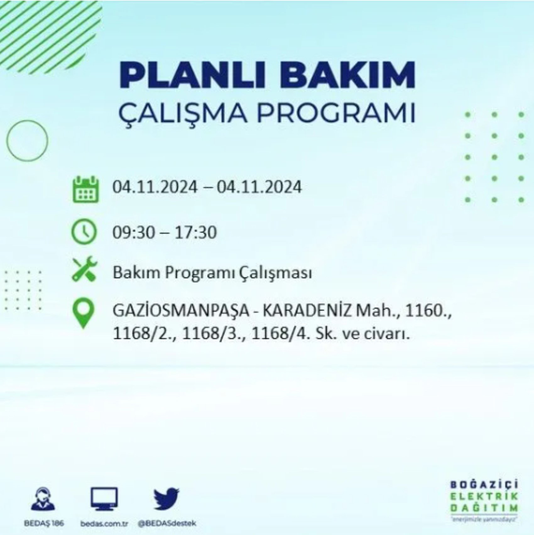 İstanbul'da elektrik kesintisi: 4 Kasım'da hangi mahalleler etkilenecek?