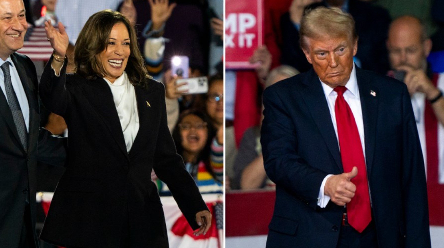 Seçime saatler kala heyecanlı bekleyiş sürüyor! Kamala Harris ve Donald Trump'ın oy oranları nasıl? İşte son anketler...