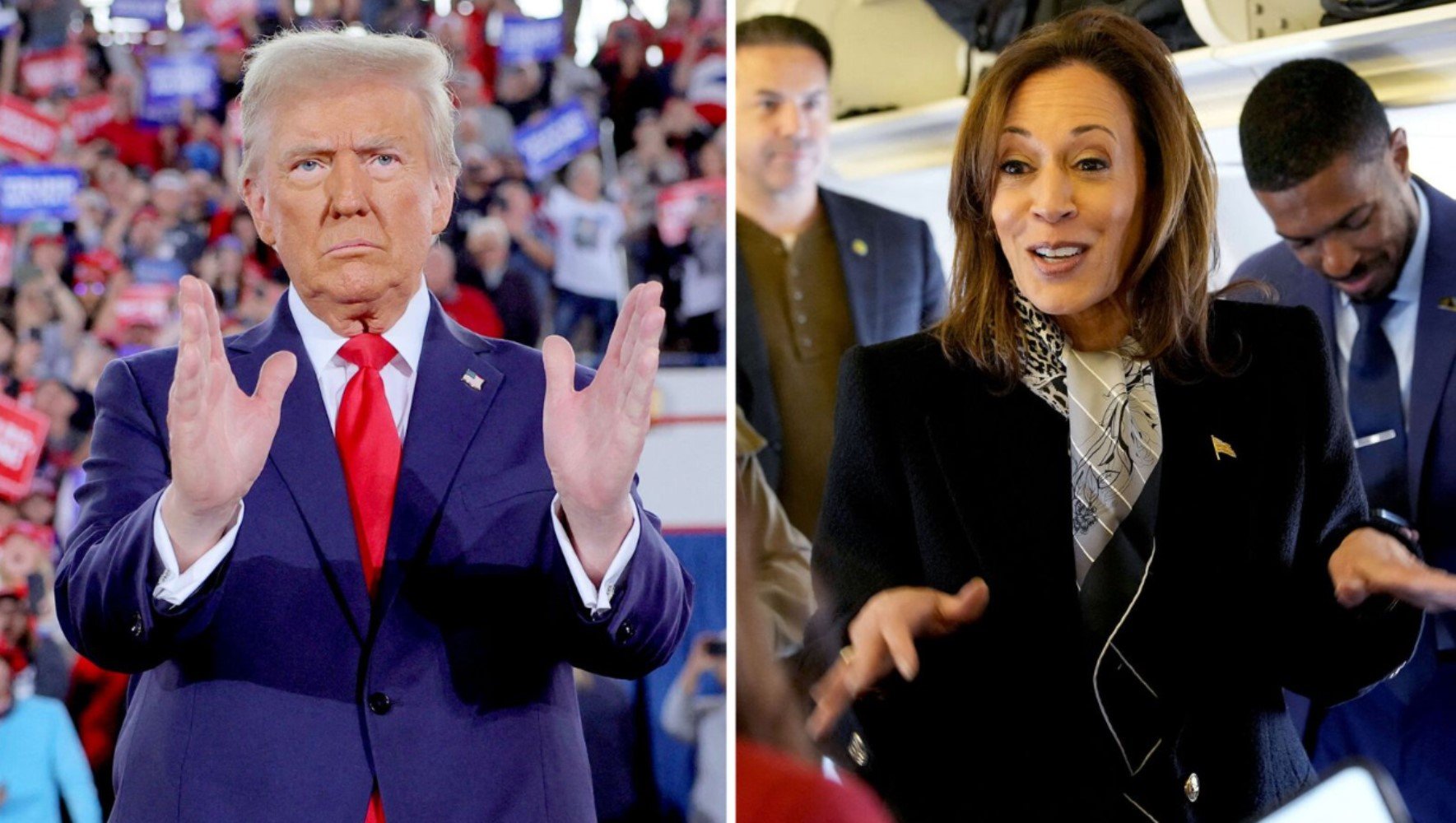 Seçime saatler kala heyecanlı bekleyiş sürüyor! Kamala Harris ve Donald Trump'ın oy oranları nasıl? İşte son anketler...