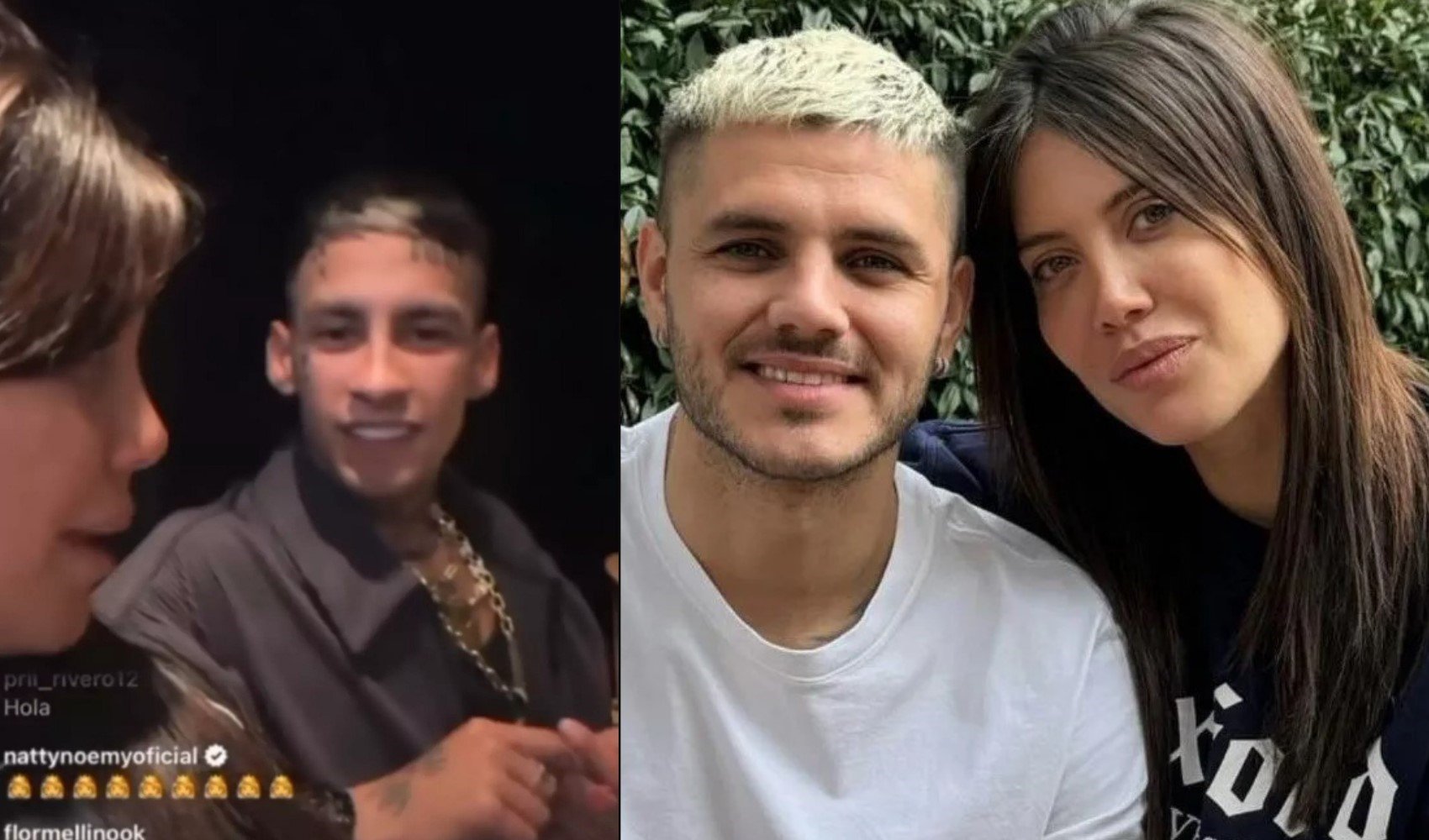 Icardi'den ayrılan Wanda Nara, canlı yayında yeni sevgilisiyle öpüştü