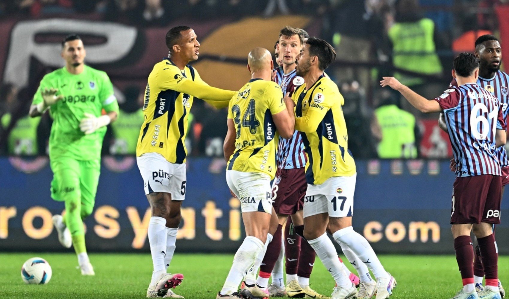 Trabzonspor - Fenerbahçe maçının VAR kayıtları açıklandı