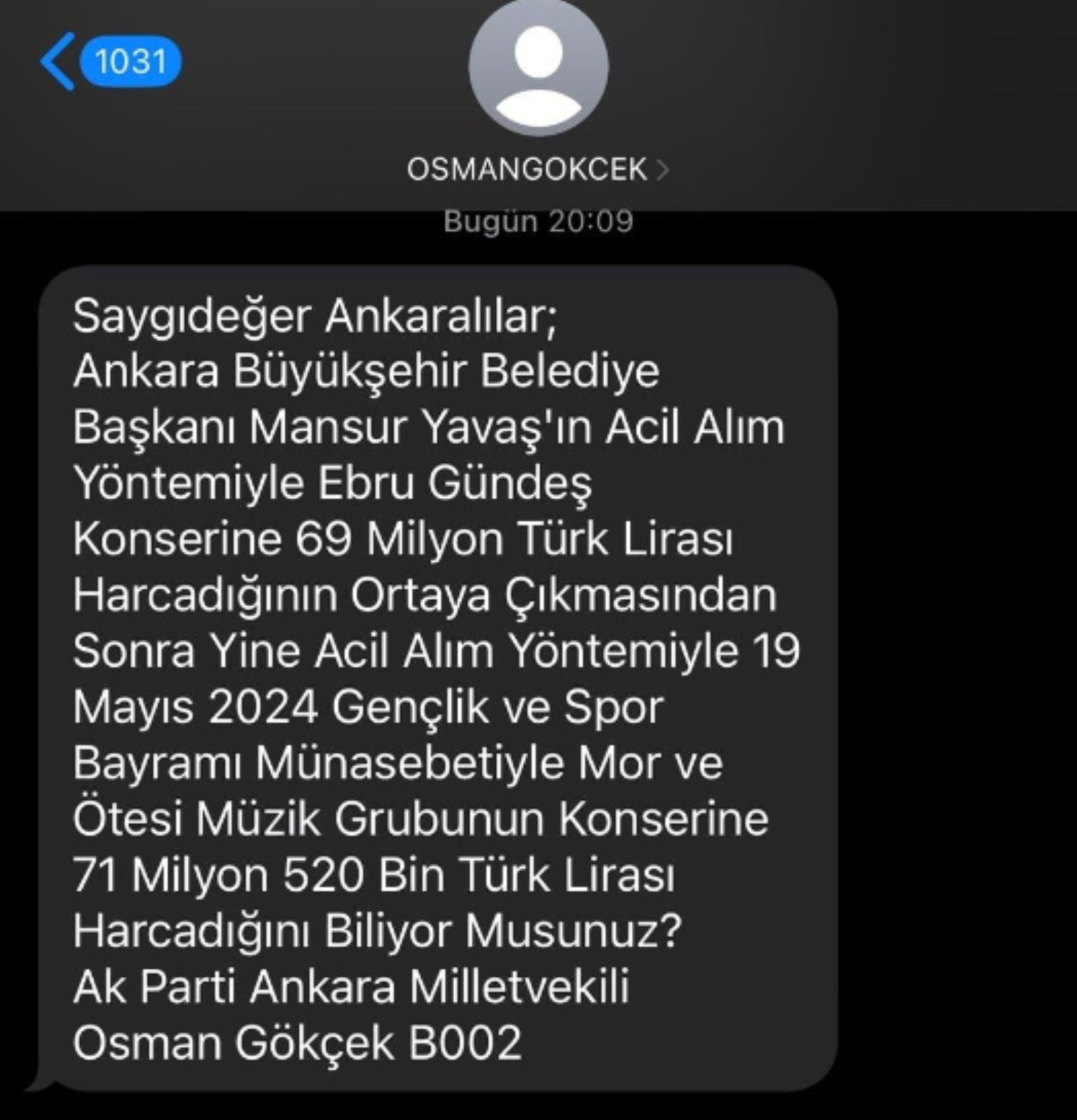 Ebru Gündeş'e 69 milyon TL ödeme skandalı! ABB iddiaları SMS’le çürüttü