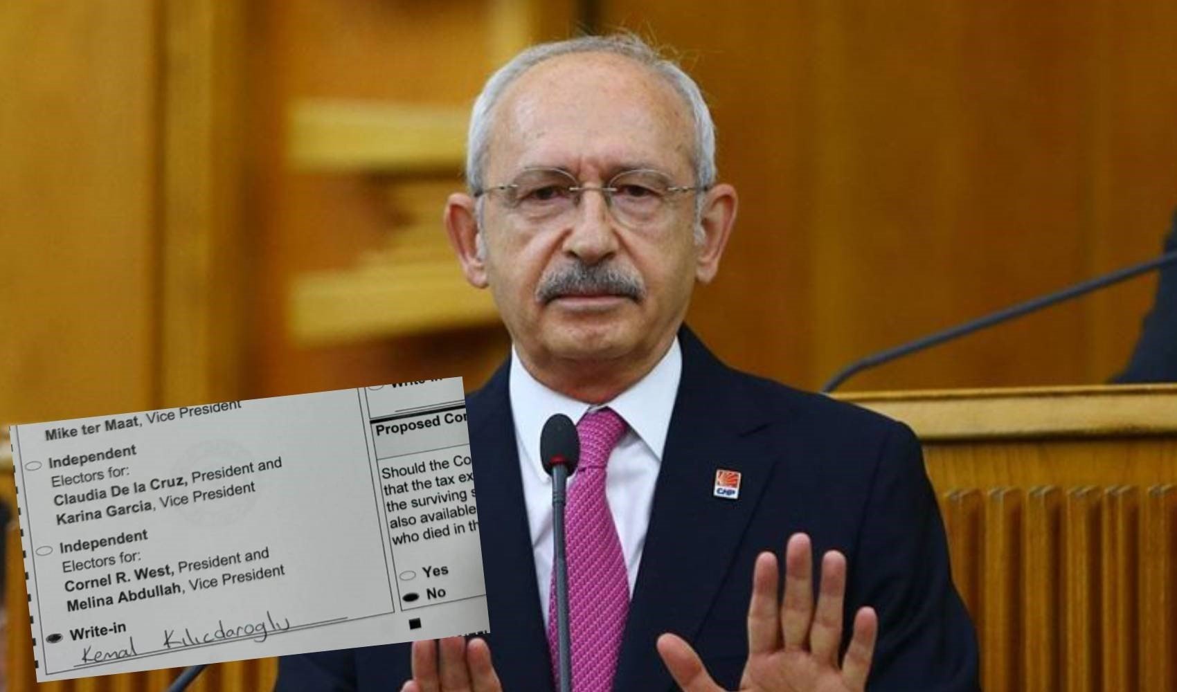 ABD seçimlerinde Kemal Kılıçdaroğlu’na oy çıktı: Sosyal medya karıştı