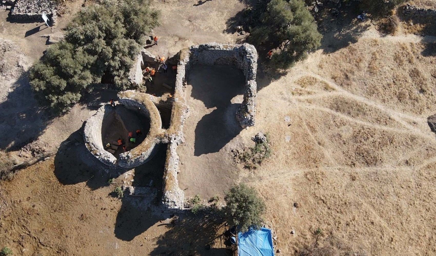 Herakleia Antik Kenti'nin Roma hamamı gün yüzüne çıkarılıyor