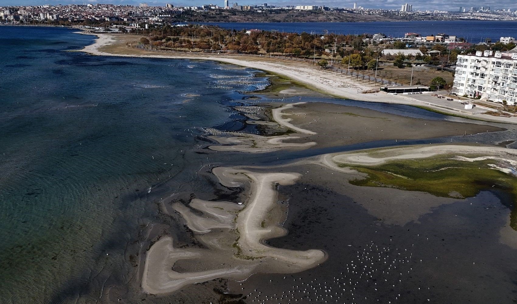 İstanbul'da korkutan görüntü! Balıkçılar denize açılamadı