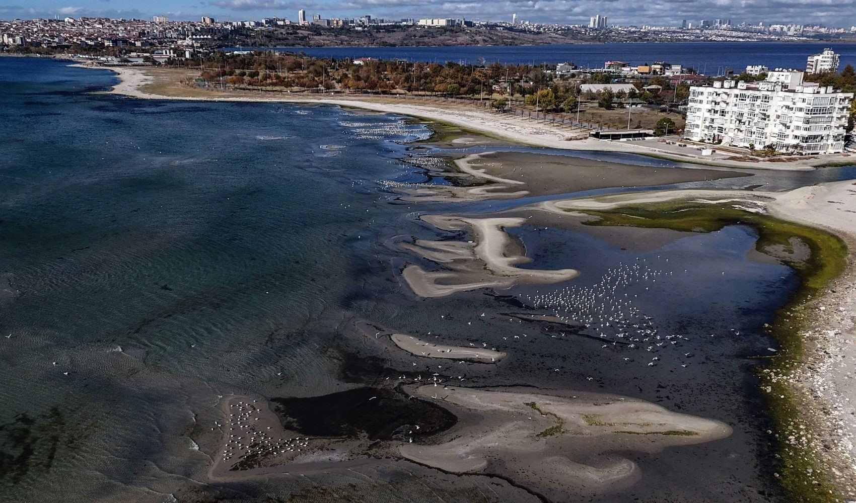 İstanbul'da korkutan görüntü! Balıkçılar denize açılamadı