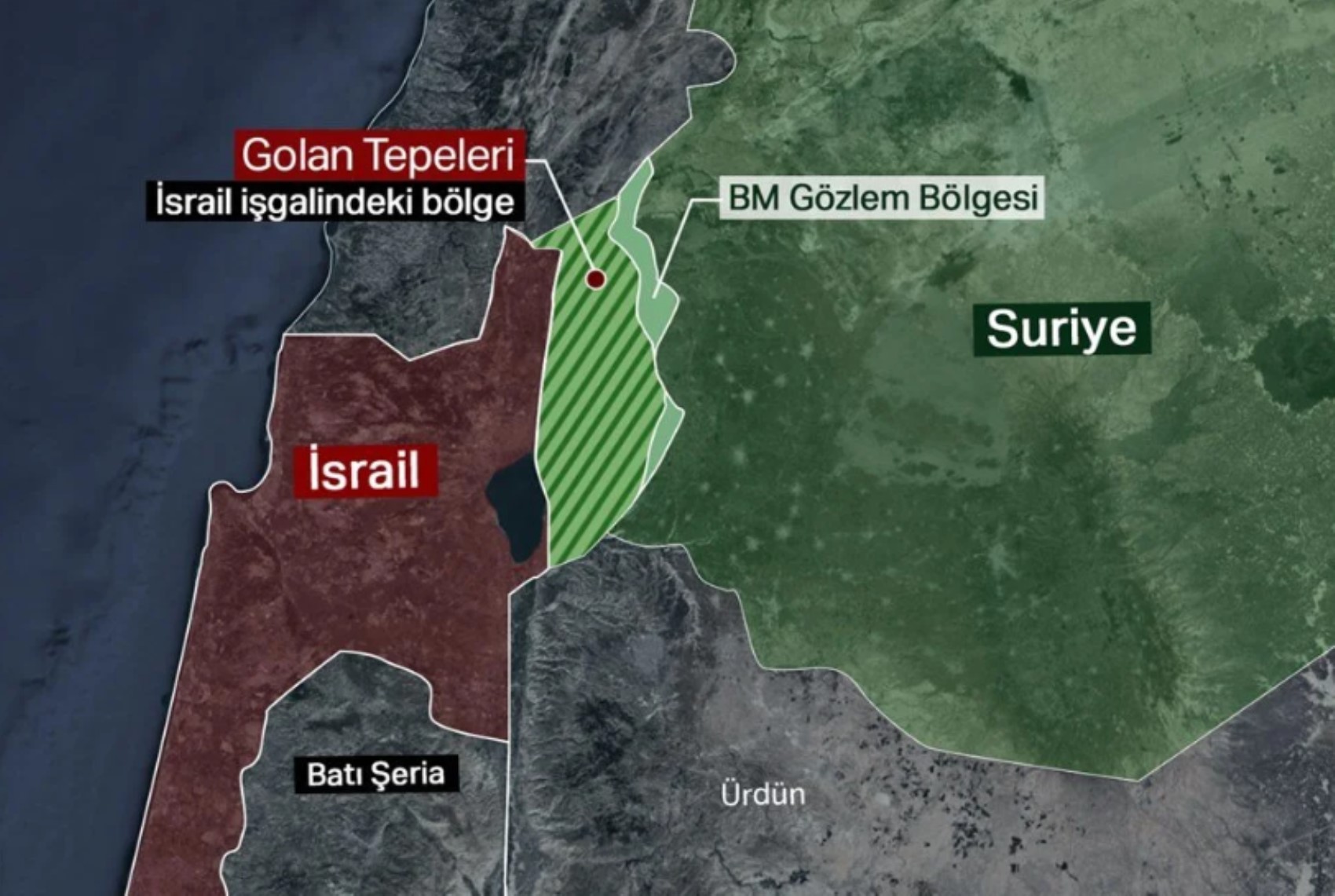 İsrail Suriye'de ilerlemeye devam ediyor: Şam'a 25 kilometre...