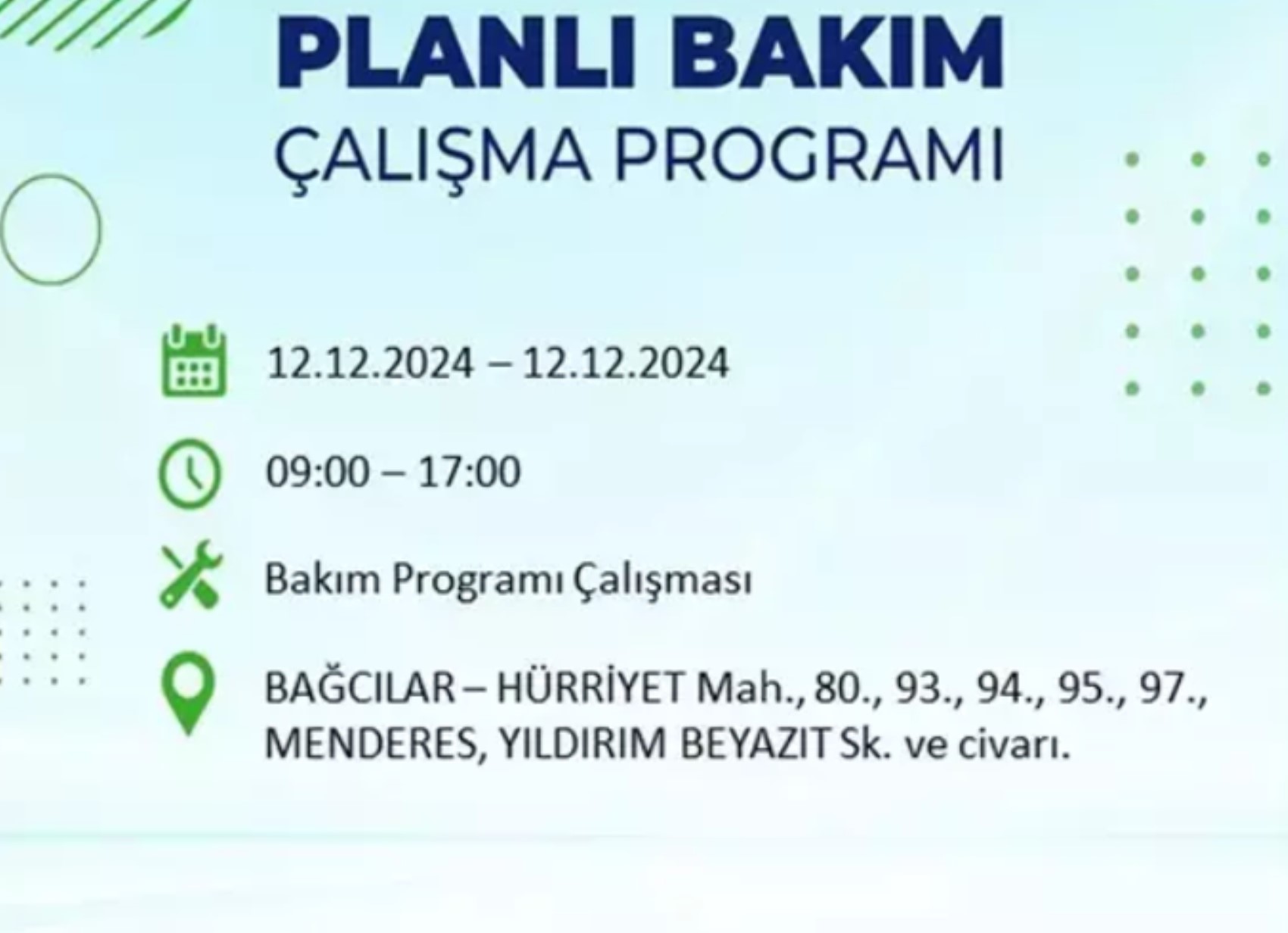 BEDAŞ açıkladı... İstanbul'da elektrik kesintisi: 12 Aralık'ta hangi mahalleler etkilenecek?
