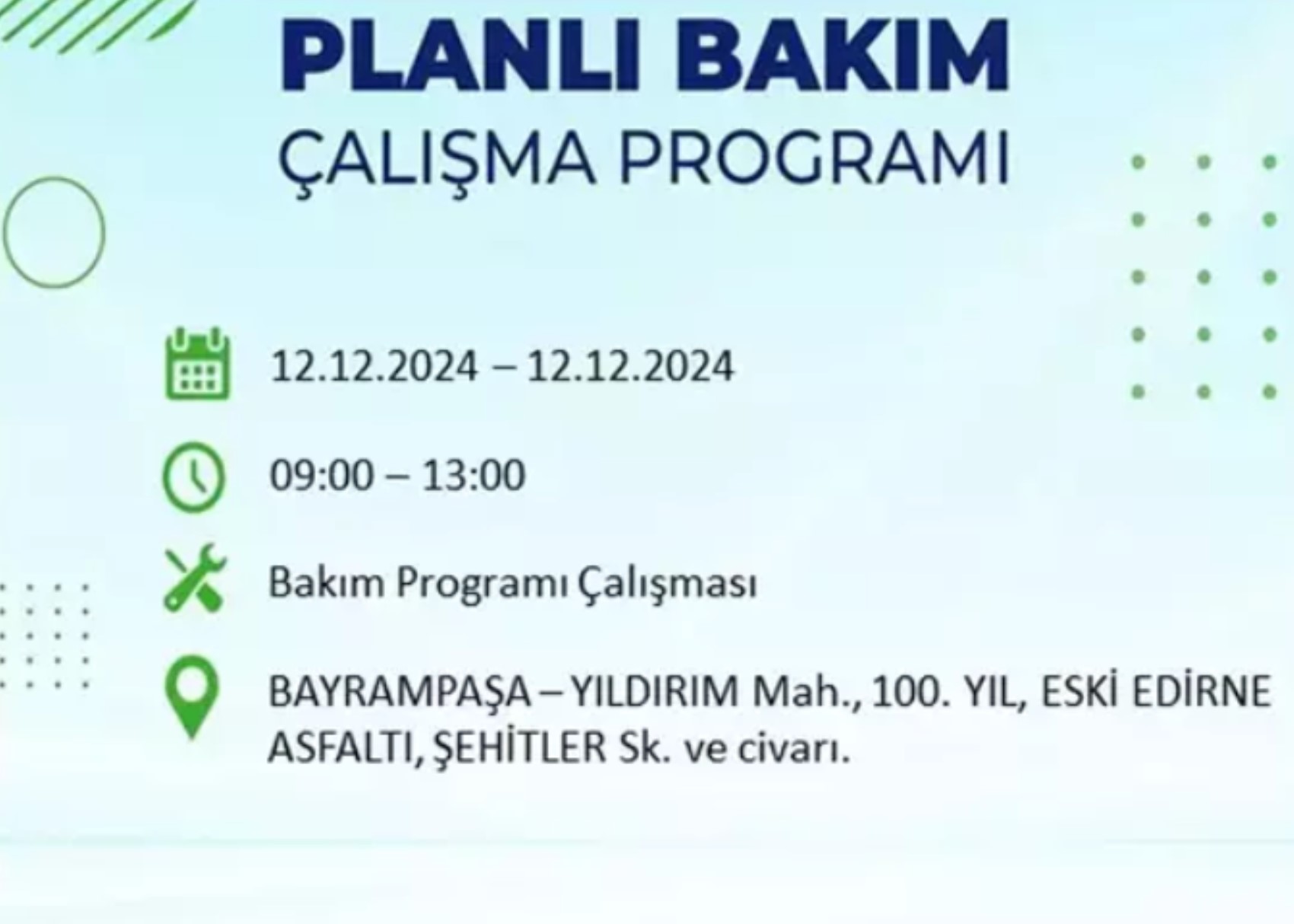 BEDAŞ açıkladı... İstanbul'da elektrik kesintisi: 12 Aralık'ta hangi mahalleler etkilenecek?