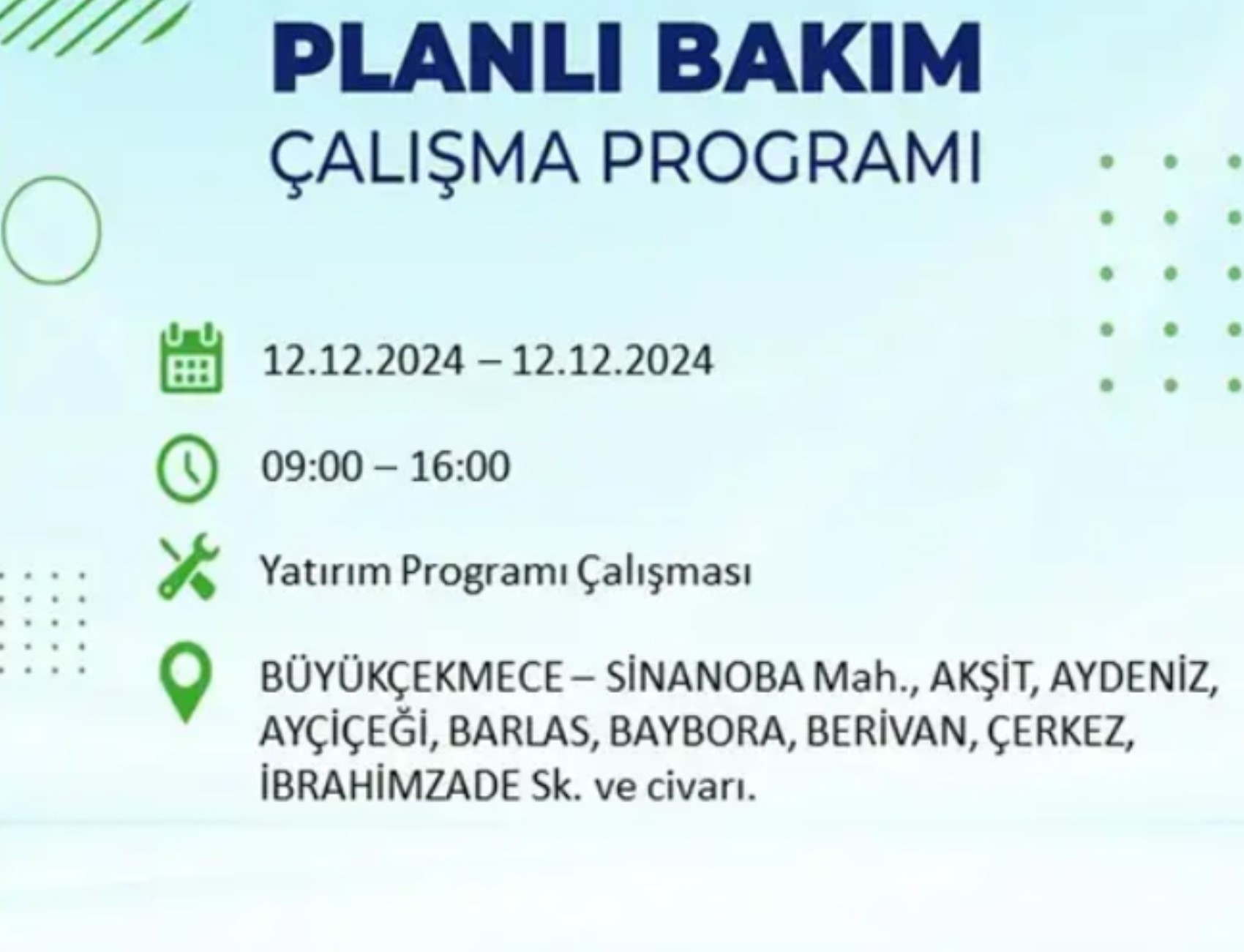 BEDAŞ açıkladı... İstanbul'da elektrik kesintisi: 12 Aralık'ta hangi mahalleler etkilenecek?