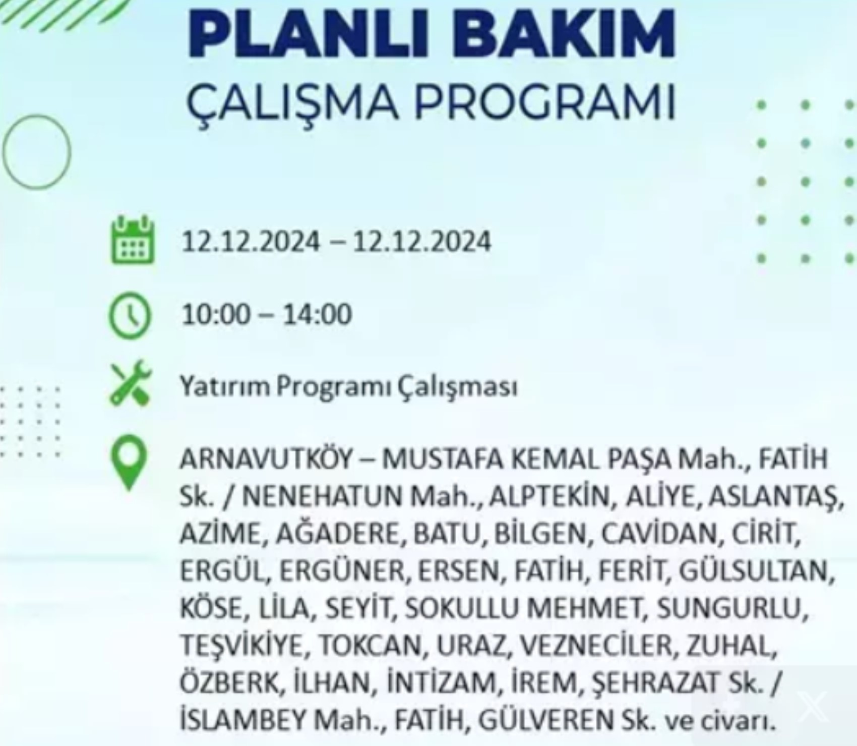 BEDAŞ açıkladı... İstanbul'da elektrik kesintisi: 12 Aralık'ta hangi mahalleler etkilenecek?