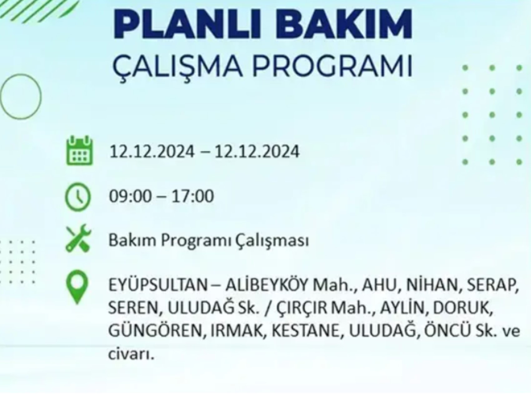 BEDAŞ açıkladı... İstanbul'da elektrik kesintisi: 12 Aralık'ta hangi mahalleler etkilenecek?