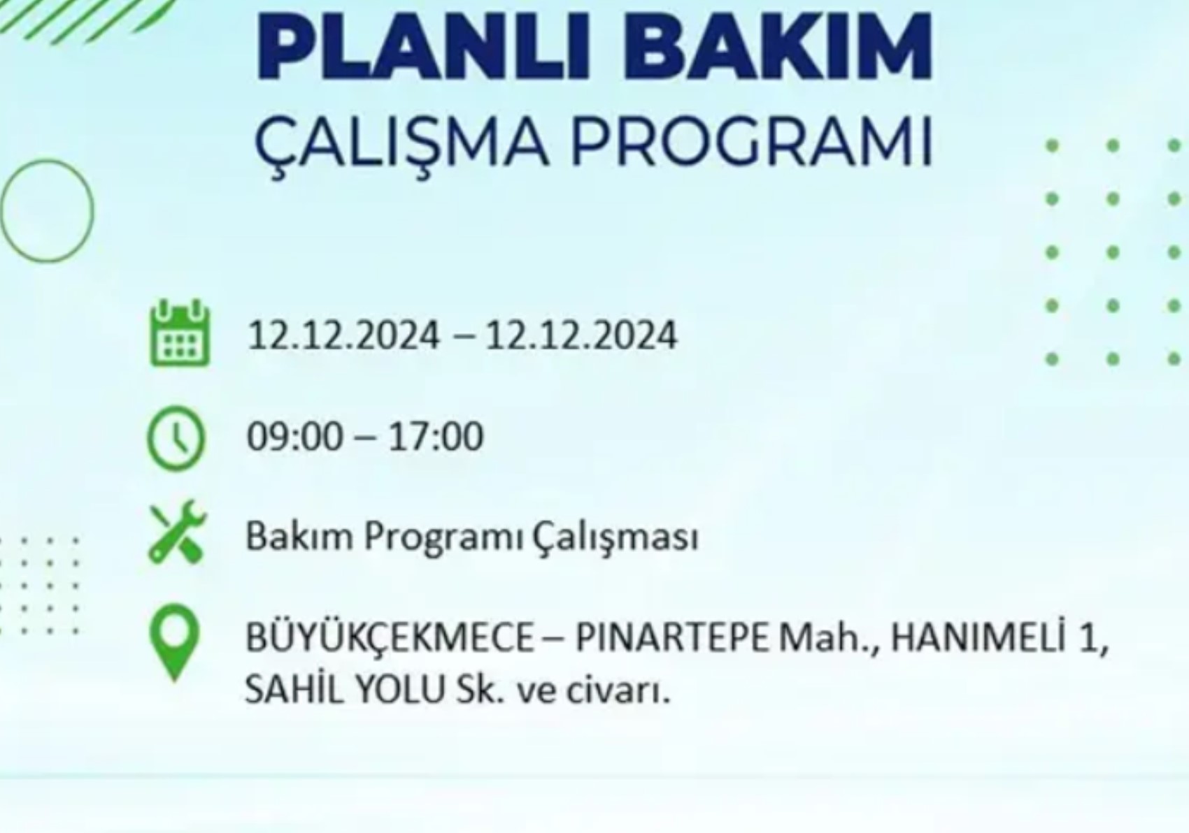 BEDAŞ açıkladı... İstanbul'da elektrik kesintisi: 12 Aralık'ta hangi mahalleler etkilenecek?