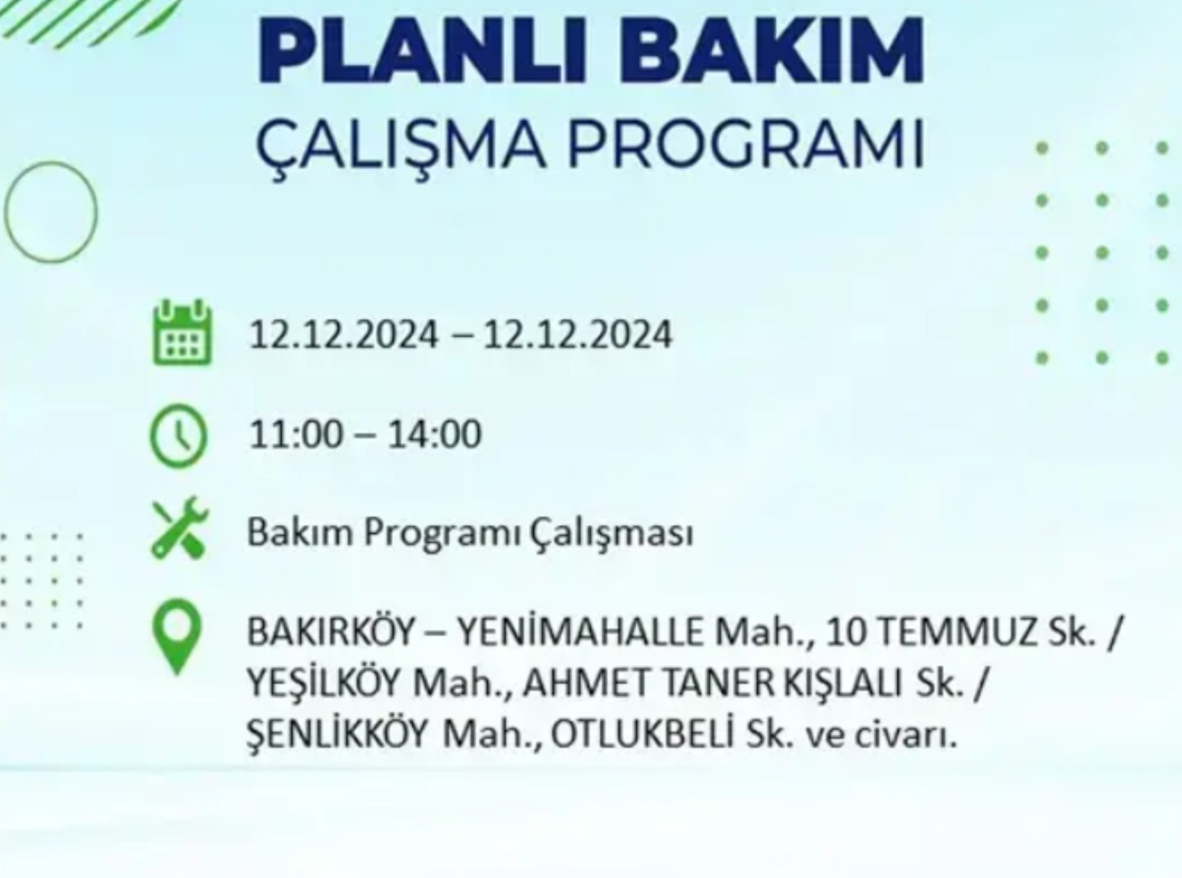 BEDAŞ açıkladı... İstanbul'da elektrik kesintisi: 12 Aralık'ta hangi mahalleler etkilenecek?
