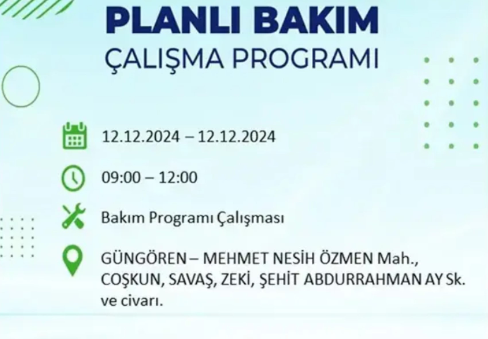 BEDAŞ açıkladı... İstanbul'da elektrik kesintisi: 12 Aralık'ta hangi mahalleler etkilenecek?