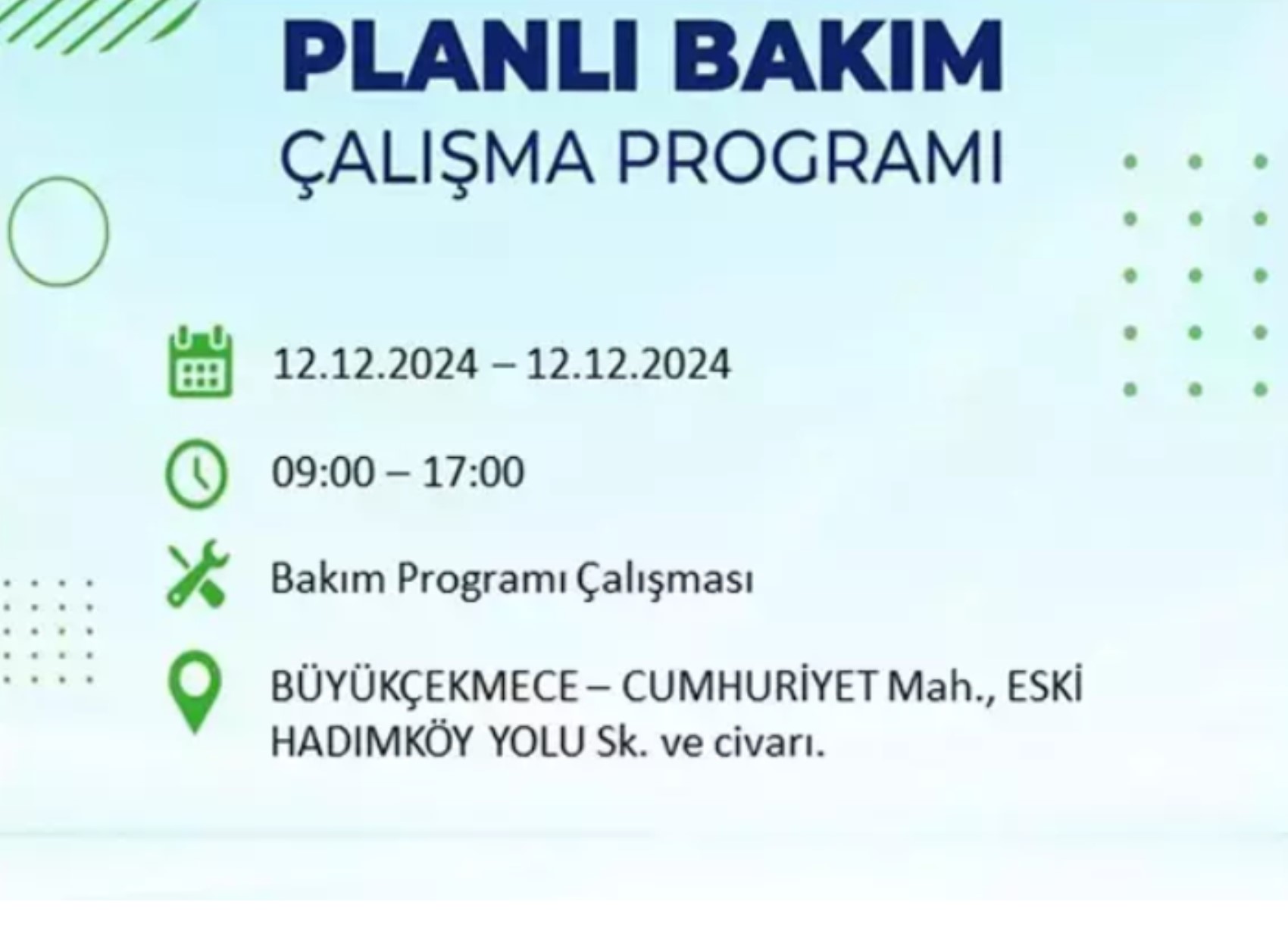 BEDAŞ açıkladı... İstanbul'da elektrik kesintisi: 12 Aralık'ta hangi mahalleler etkilenecek?