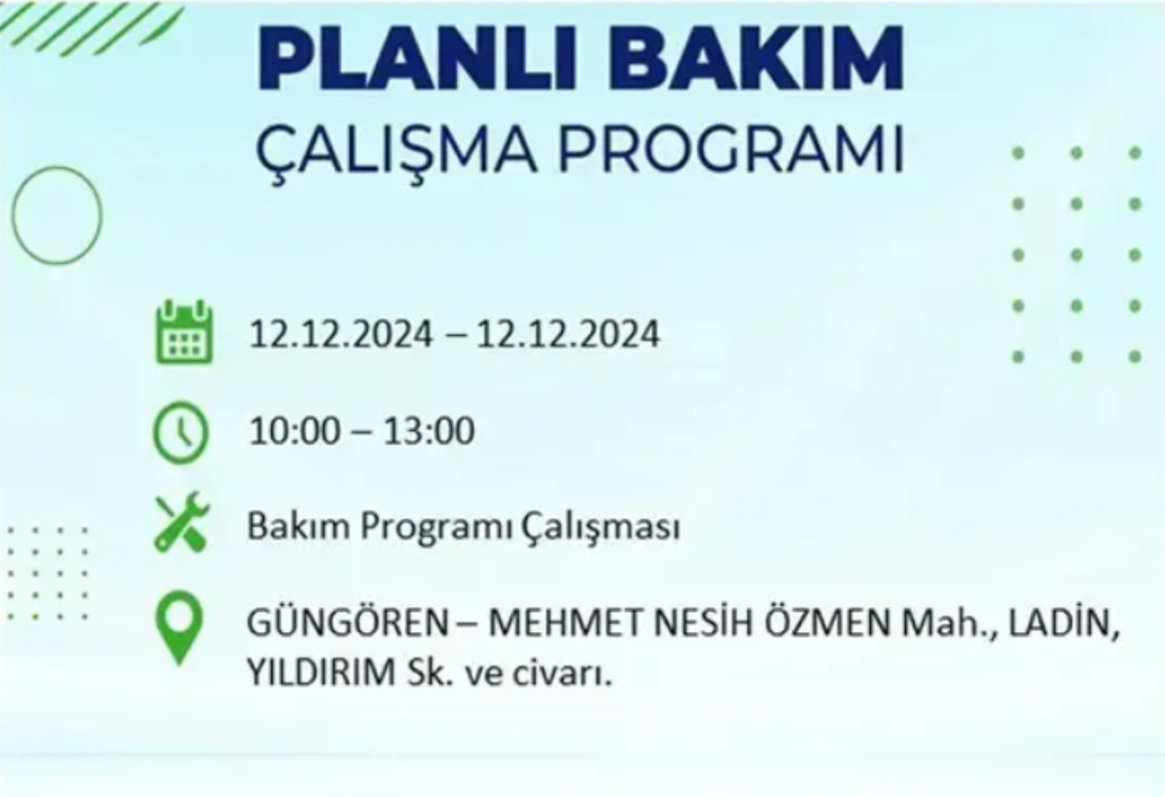 BEDAŞ açıkladı... İstanbul'da elektrik kesintisi: 12 Aralık'ta hangi mahalleler etkilenecek?