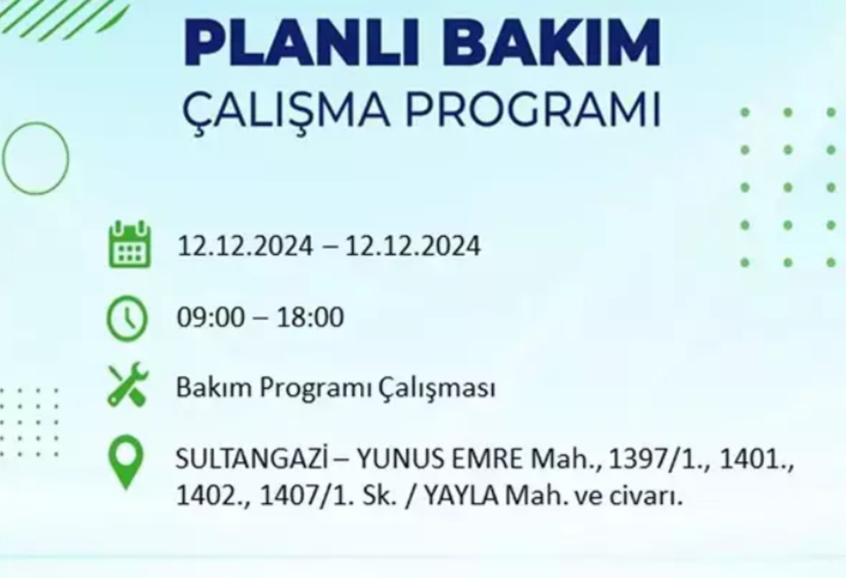 BEDAŞ açıkladı... İstanbul'da elektrik kesintisi: 12 Aralık'ta hangi mahalleler etkilenecek?