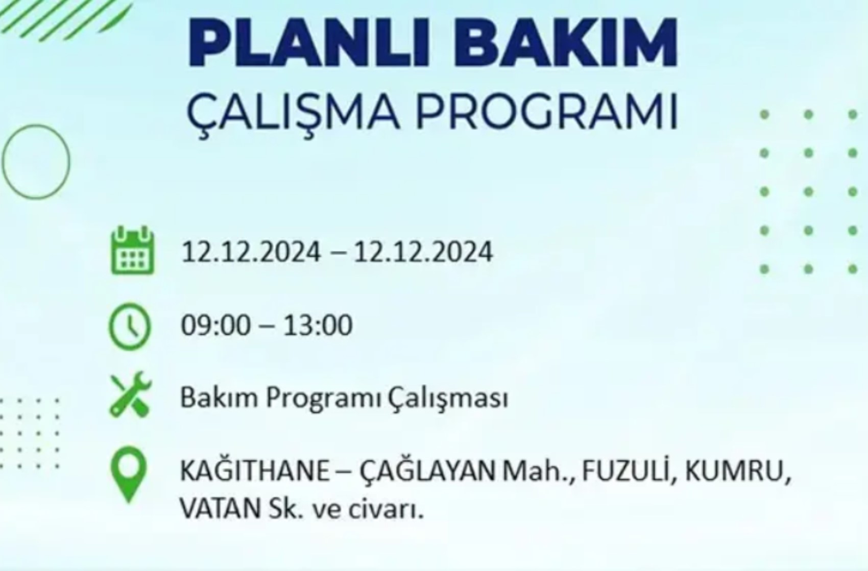 BEDAŞ açıkladı... İstanbul'da elektrik kesintisi: 12 Aralık'ta hangi mahalleler etkilenecek?