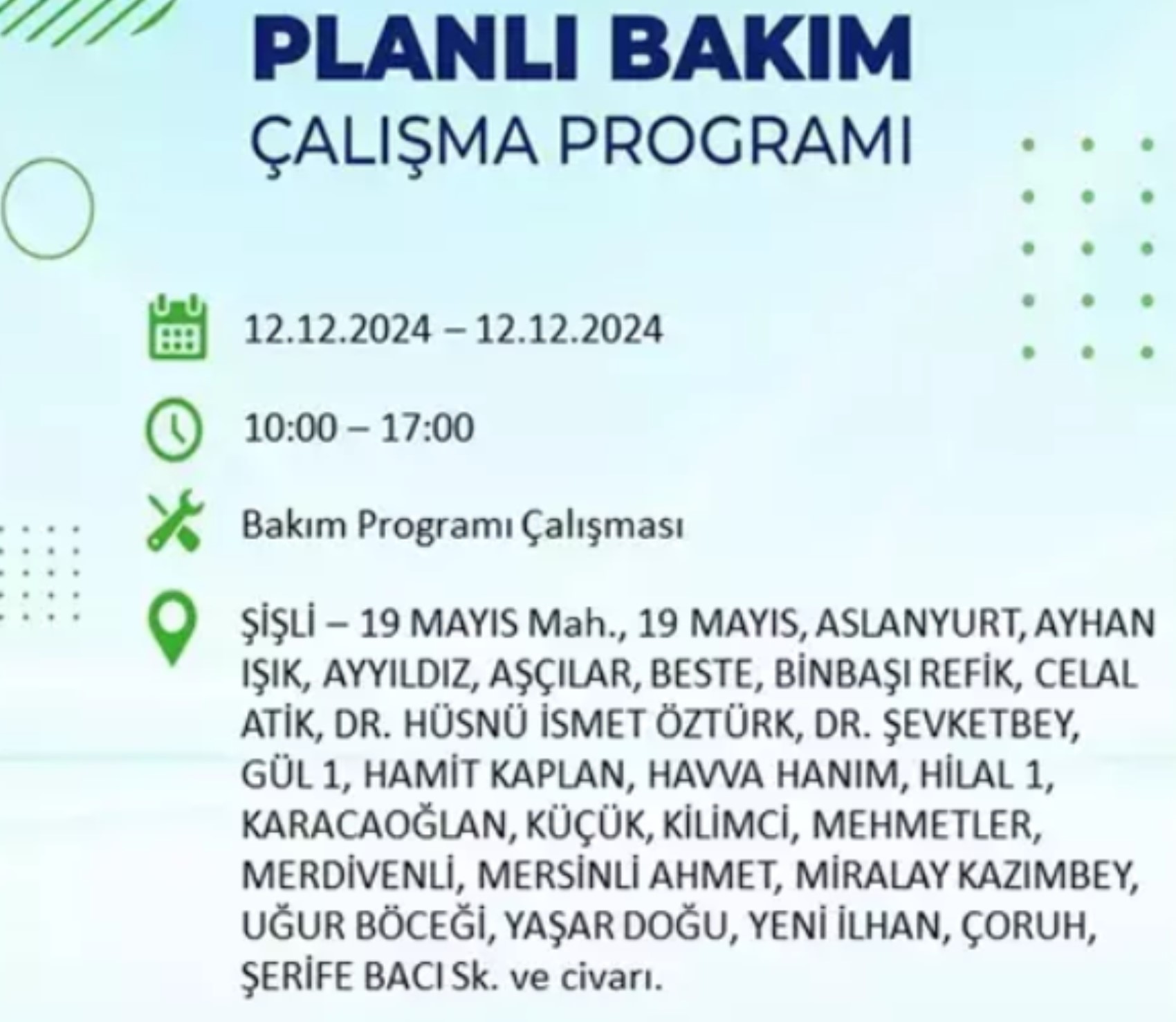 BEDAŞ açıkladı... İstanbul'da elektrik kesintisi: 12 Aralık'ta hangi mahalleler etkilenecek?