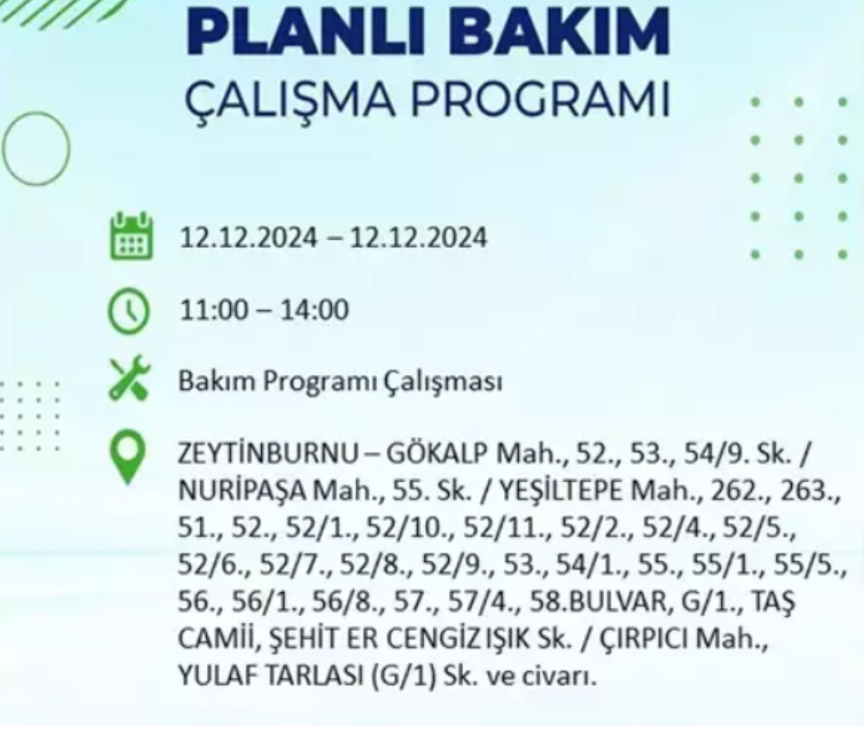 BEDAŞ açıkladı... İstanbul'da elektrik kesintisi: 12 Aralık'ta hangi mahalleler etkilenecek?