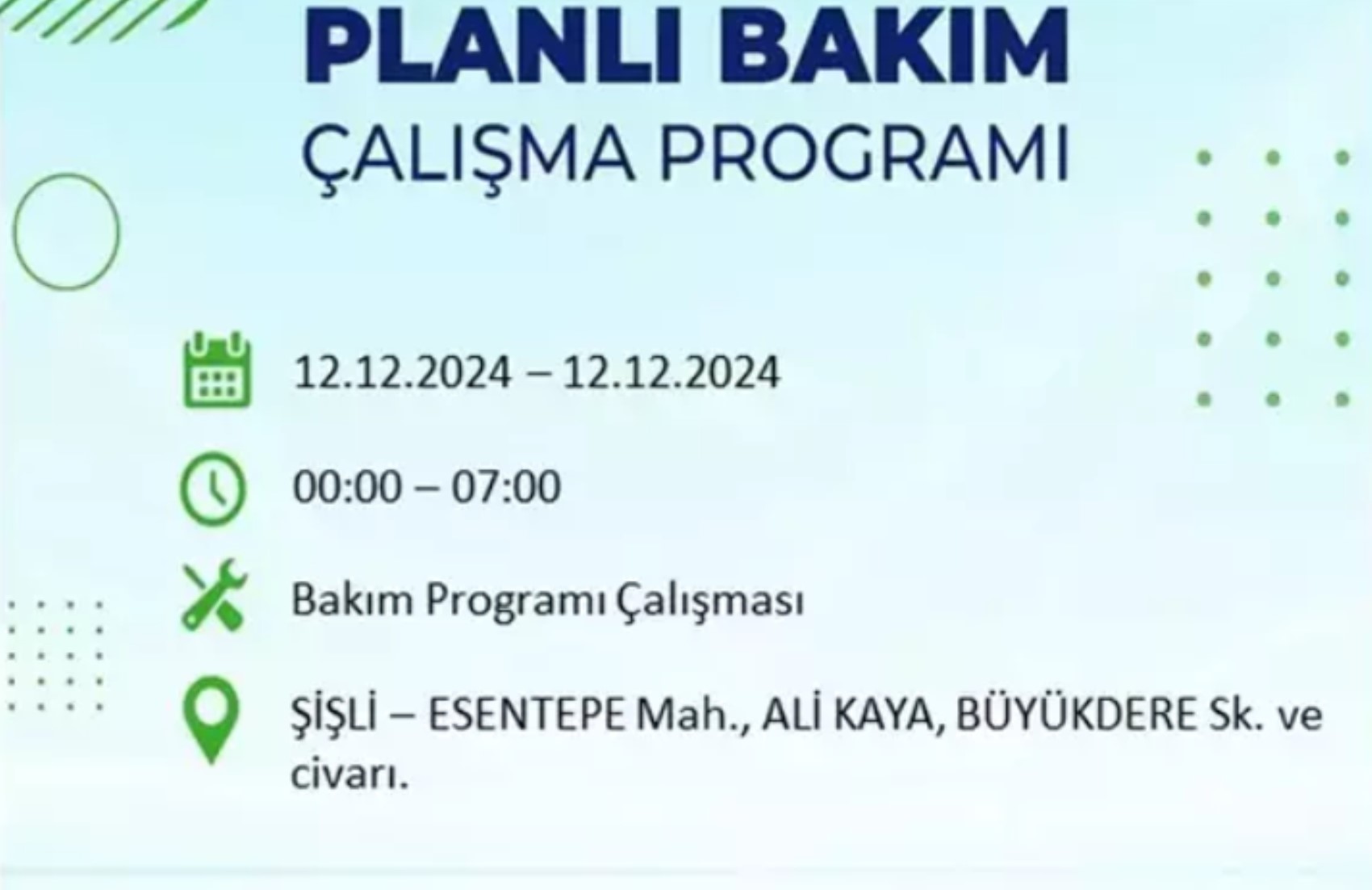 BEDAŞ açıkladı... İstanbul'da elektrik kesintisi: 12 Aralık'ta hangi mahalleler etkilenecek?