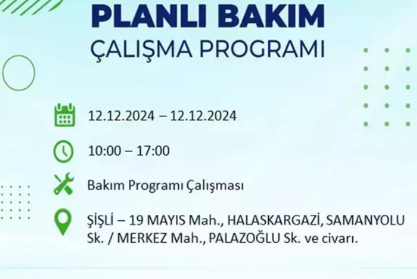BEDAŞ açıkladı... İstanbul'da elektrik kesintisi: 12 Aralık'ta hangi mahalleler etkilenecek?