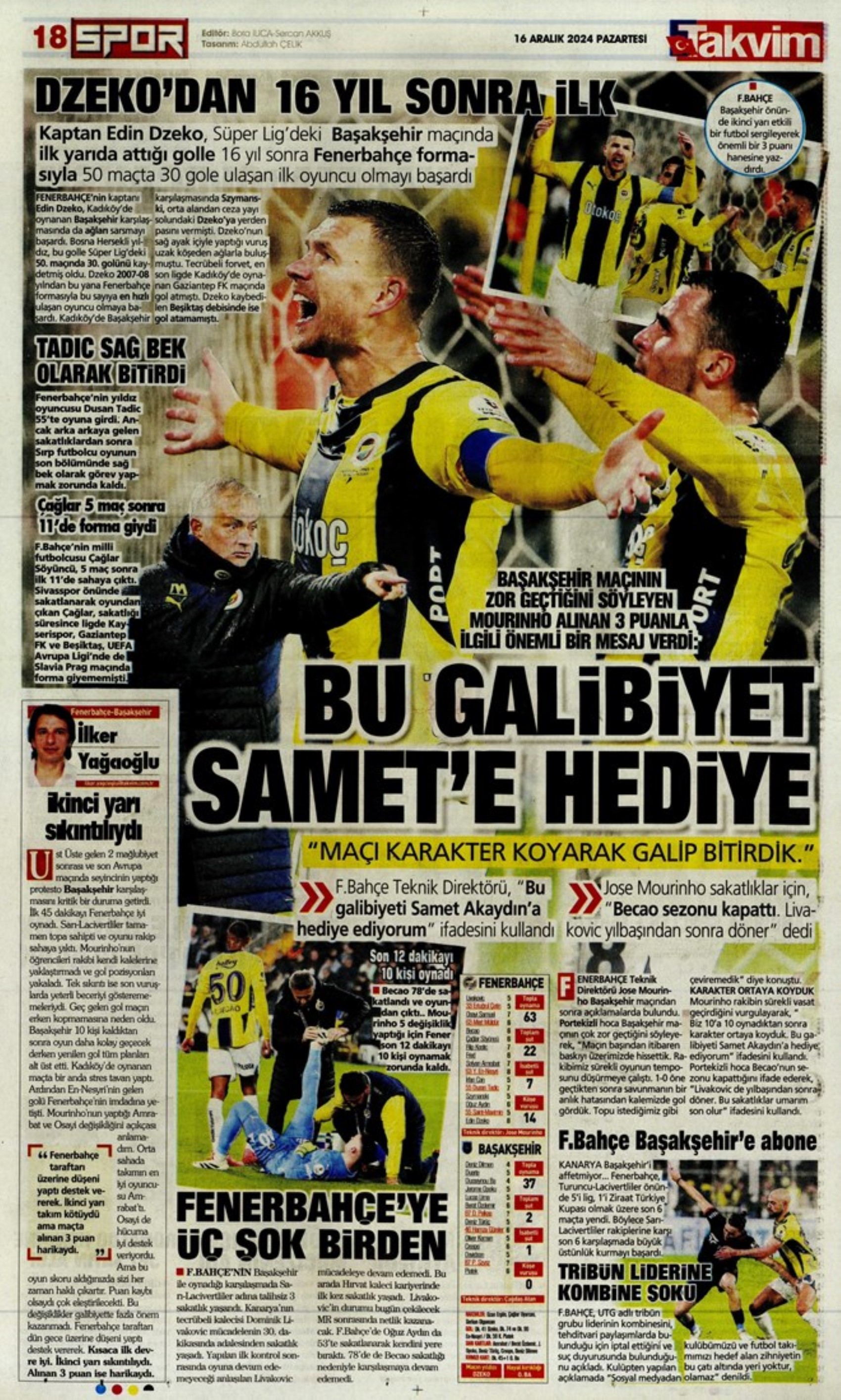 Le prime pagine dello sport (16 dicembre): 'Il salvagente'