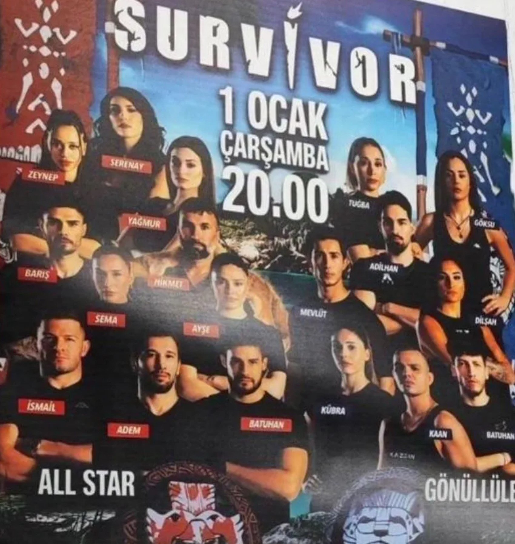 Survivor 2025 başlıyor! All Star ve Gönüllüler takımları belli oldu