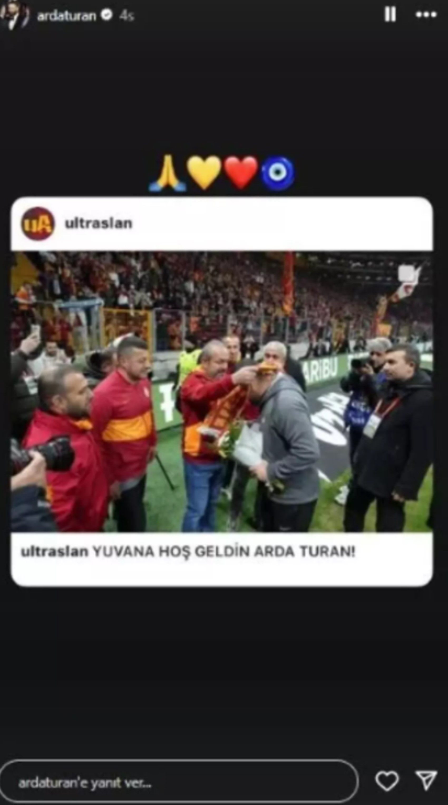 Galatasaray Eyüpspor ile berabere kaldı: Arda Turan'ın paylaşımına beğeni yağmuru