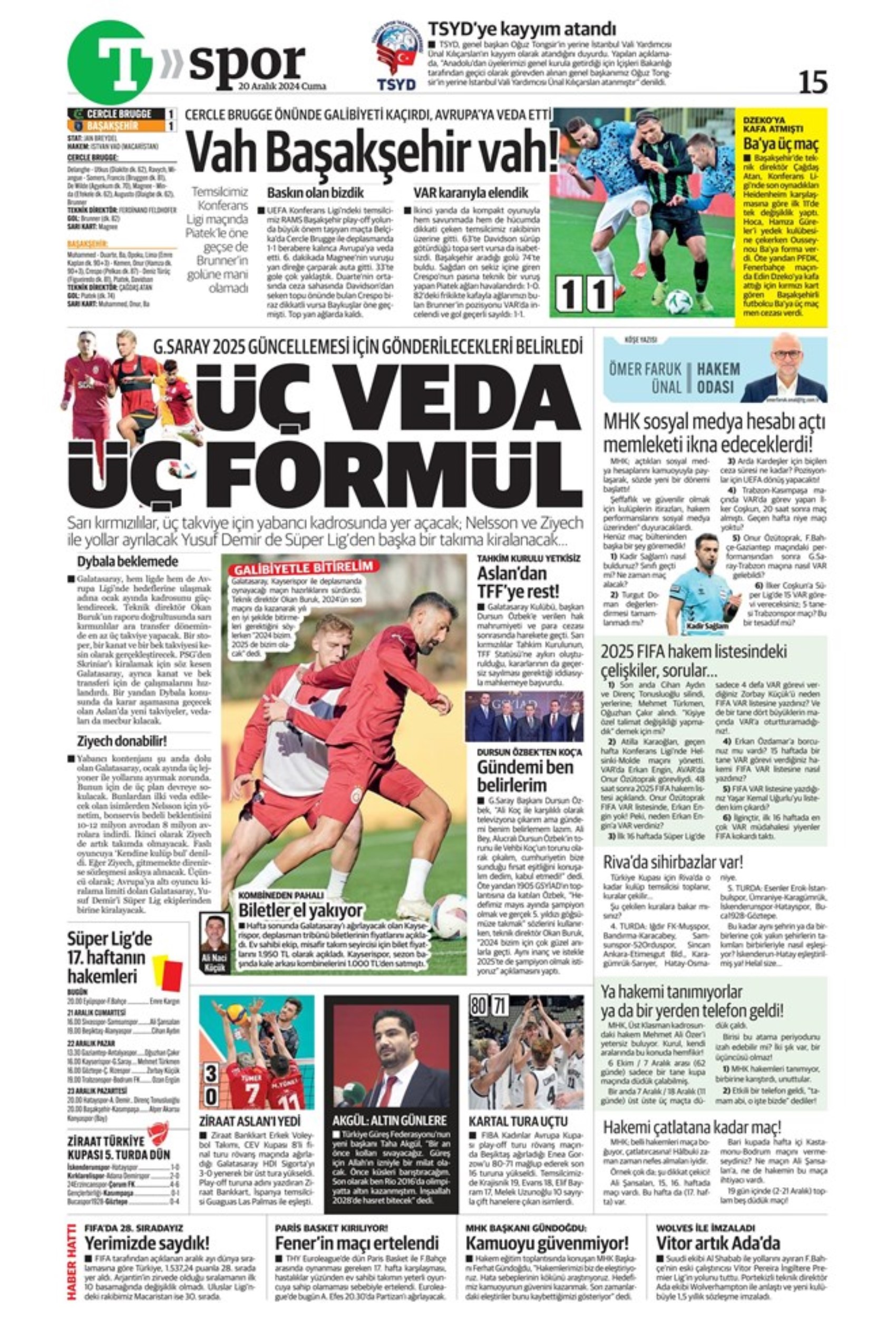 Talisca è fatta? Il Fenerbahçe vola in Arabia: crisi Dybala al Galatasaray: i titoli sportivi del 20 dicembre 2024