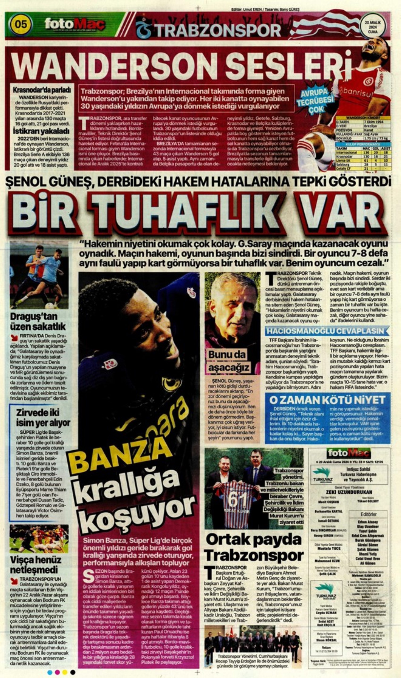 Talisca è fatta? Il Fenerbahçe vola in Arabia: crisi Dybala al Galatasaray: i titoli sportivi del 20 dicembre 2024