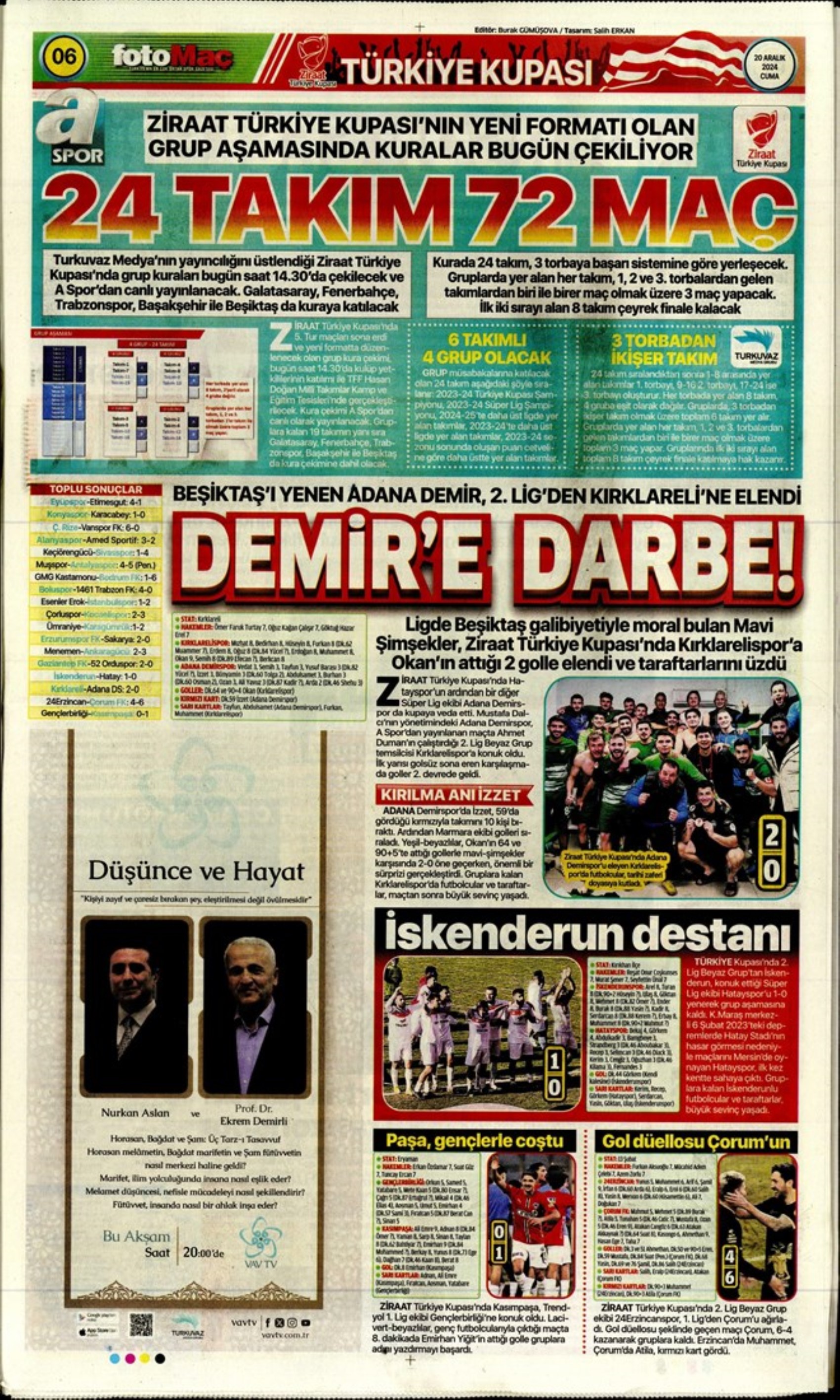 Talisca è fatta? Il Fenerbahçe vola in Arabia: crisi Dybala al Galatasaray: i titoli sportivi del 20 dicembre 2024