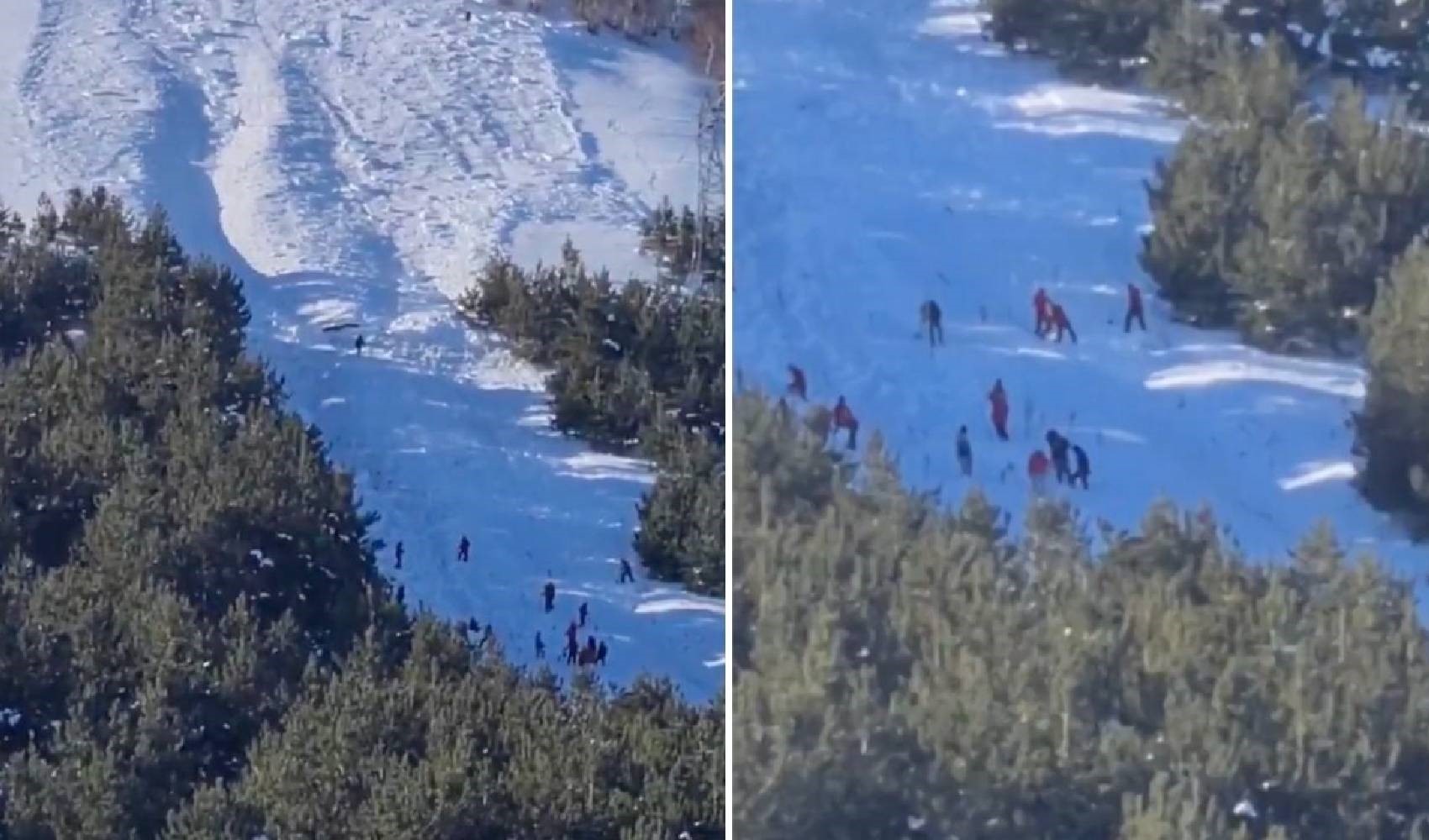 Erzurum Palandöken'de çığ felaketi