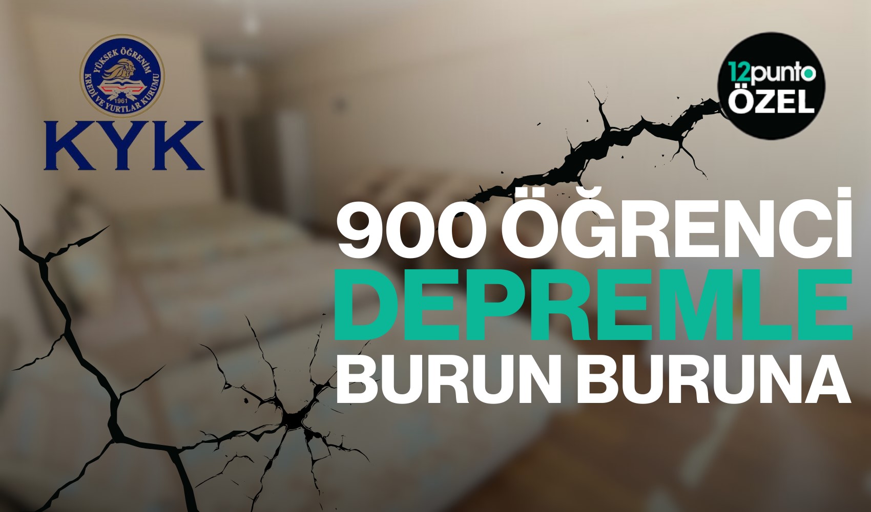 Gebze KYK'da erkek öğrenciler, deprem riskli binada ölüme terk edildi