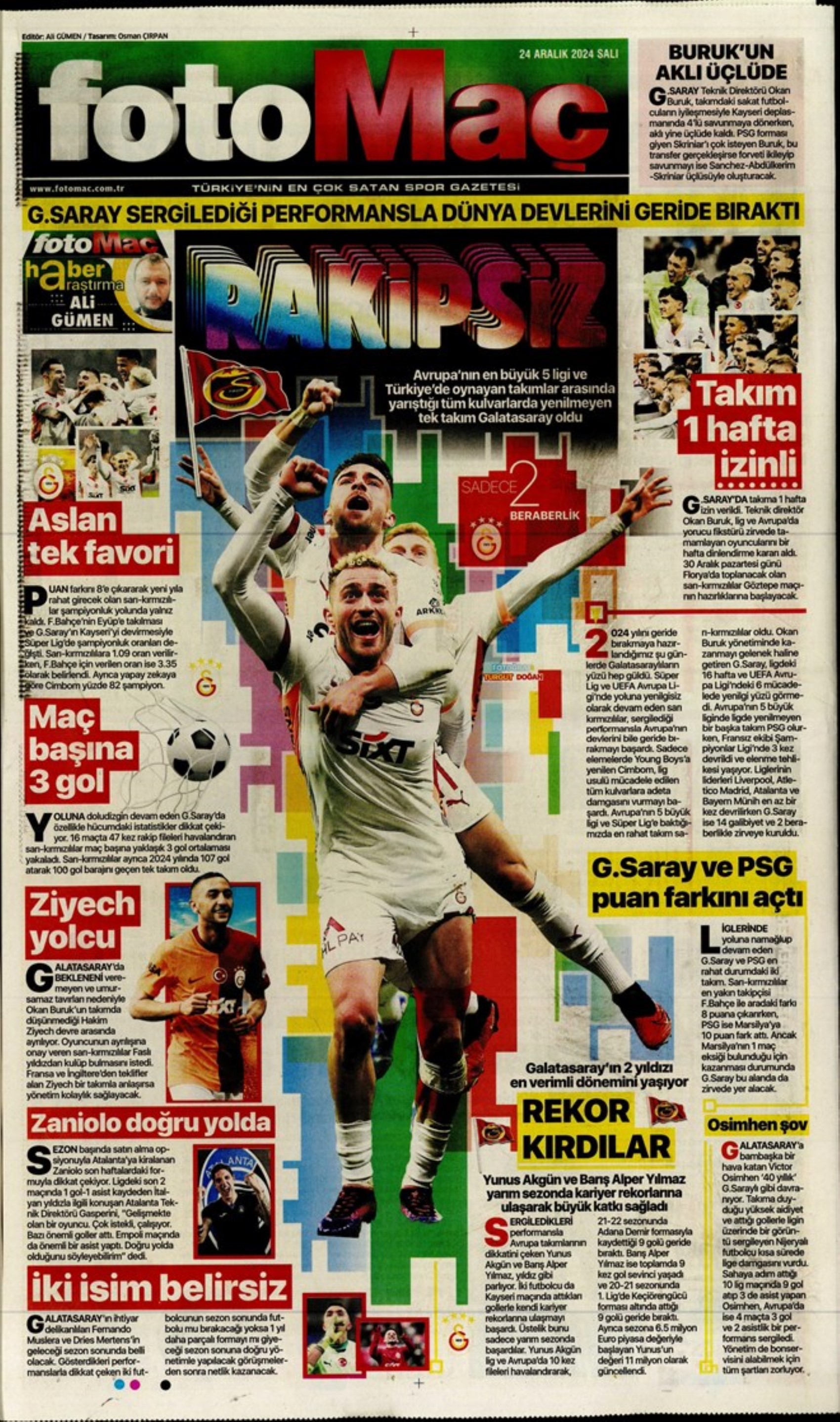 Galatasaray ve Fenerbahçe'de transfer harekatı: İşte sporun manşetleri