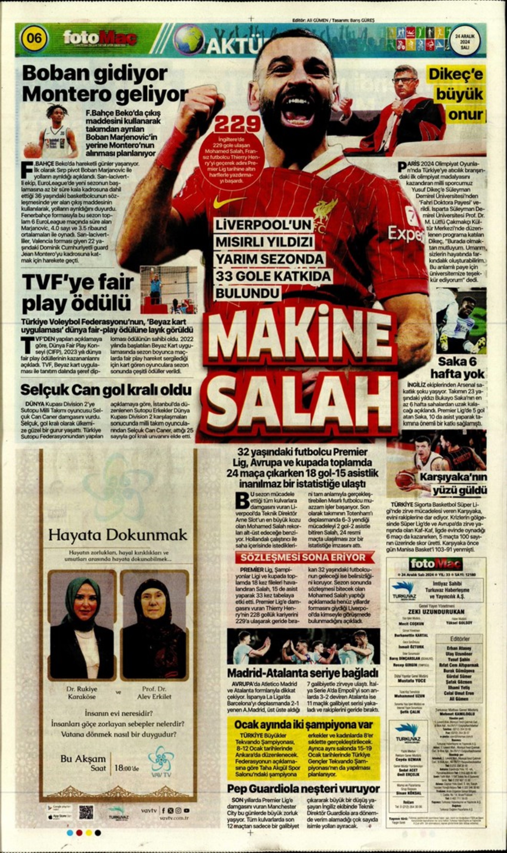 Galatasaray ve Fenerbahçe'de transfer harekatı: İşte sporun manşetleri
