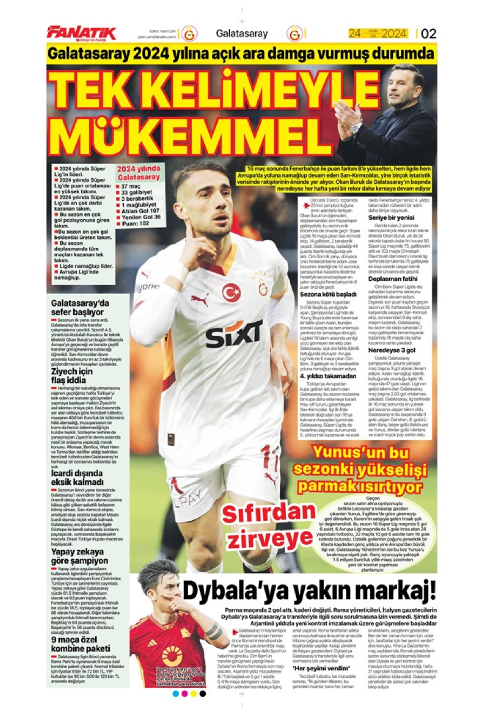 Galatasaray ve Fenerbahçe'de transfer harekatı: İşte sporun manşetleri