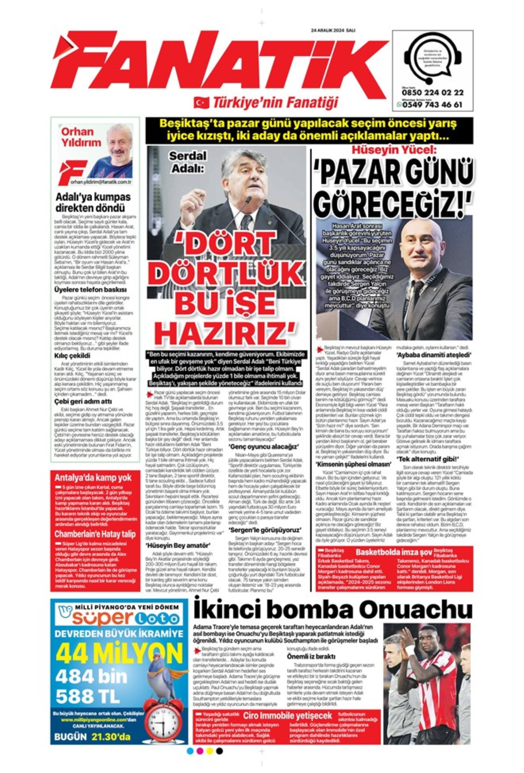 Galatasaray ve Fenerbahçe'de transfer harekatı: İşte sporun manşetleri